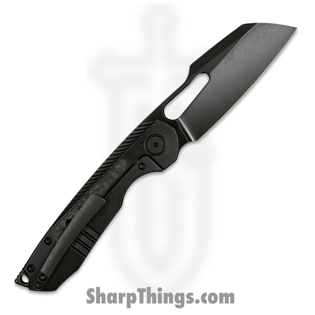 Sparrow Knife Co. - SKCSTRXV1 - Strix R2 Midnight - Folding Knife - Magnacut Coated Wharncliffe - Titanium/FatCarbon - Black - Image 3