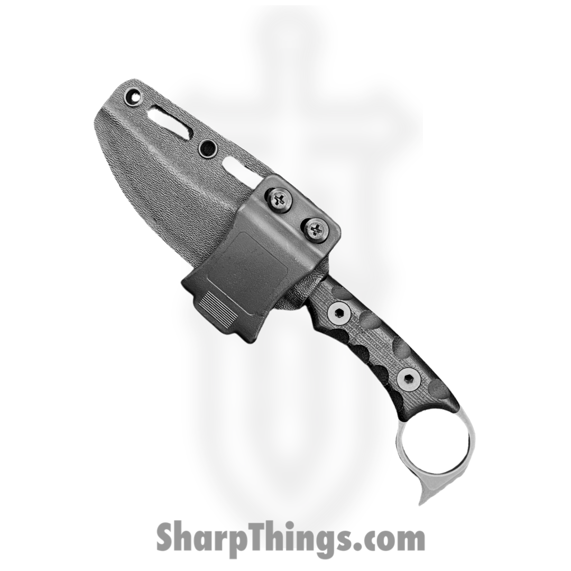 T.Kell Knives - GidV3g10Blk - Gideon V3 - Fixed Blade Knife - Nitro V Coated Trailing Point - G10 - Black - Image 4