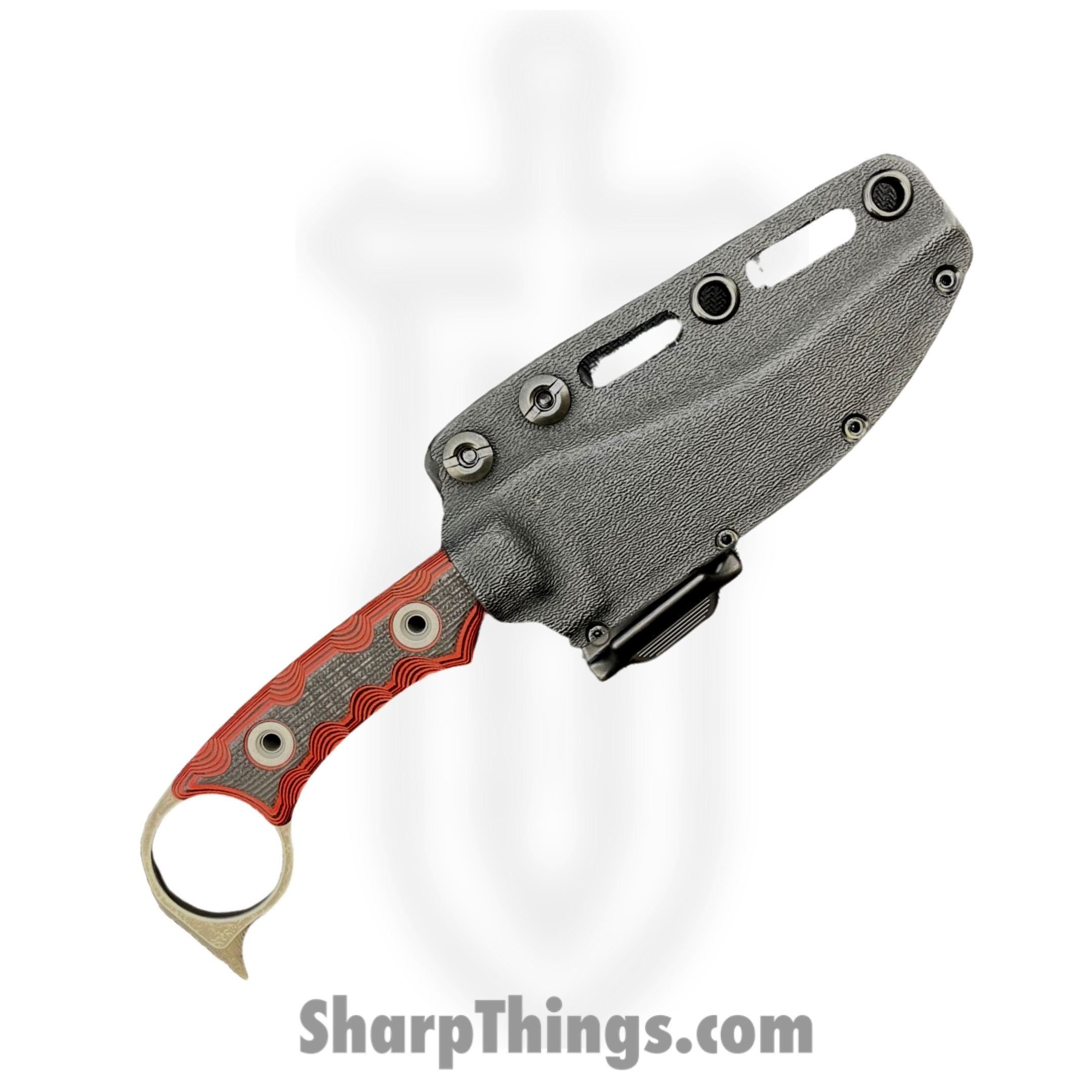 T.Kell Knives - GidV3g10Brim - Gideon V3 - Fixed Blade Knife - Nitro V Coated Trailing Point - G10 - Brimstone - Image 3