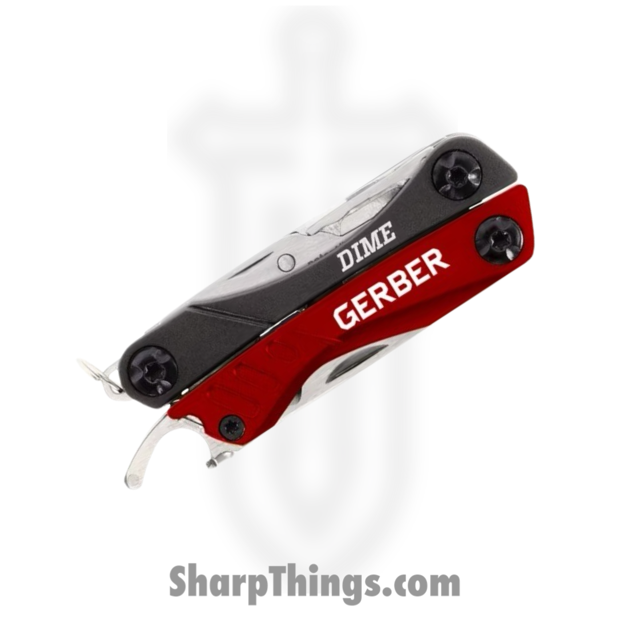 Gerber - 30-000417N - Dime Mini - Folding Knife - Stainless Steel - Aluminum - Red - Image 2