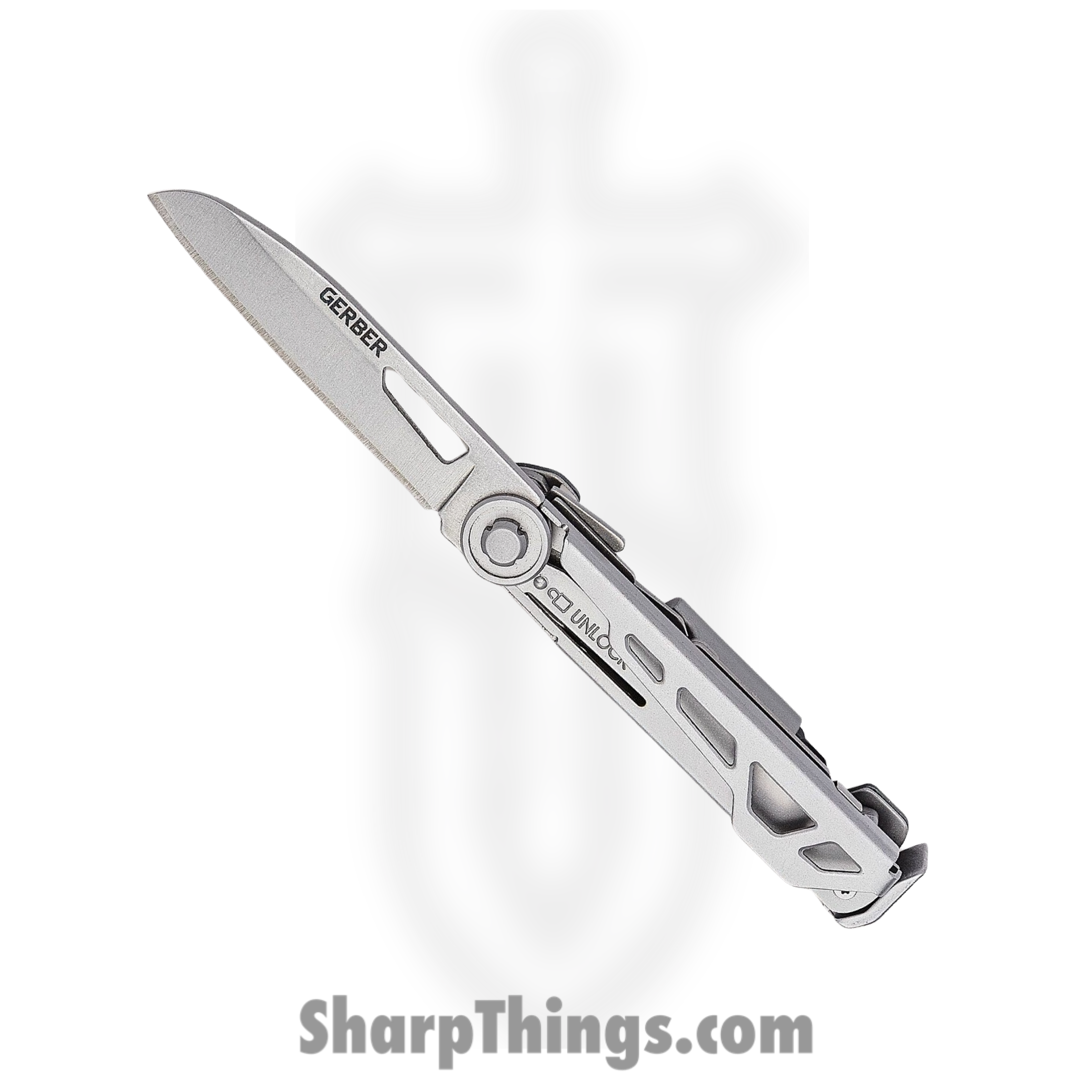 Gerber - 30-001589 - Armbar Drive - Folding Knife - Stainless Steel - Aluminum - Blue