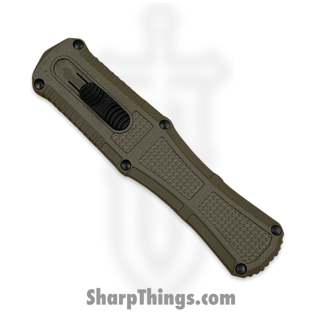 Benchmade - 3370GY-1 - Claymore - OTF Auto - CPM-D2 Coated Dagger - Grivory - Ranger Green - Image 5