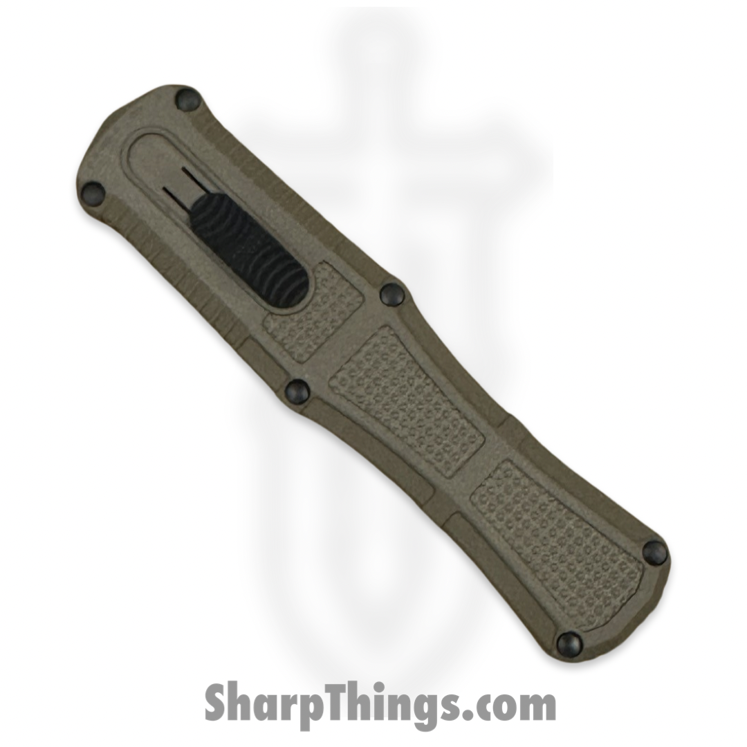Benchmade - 3370SGY-1 - Claymore - OTF Auto - CPM-D2 Coated Dagger P/S - Grivory - Ranger Green - Image 5