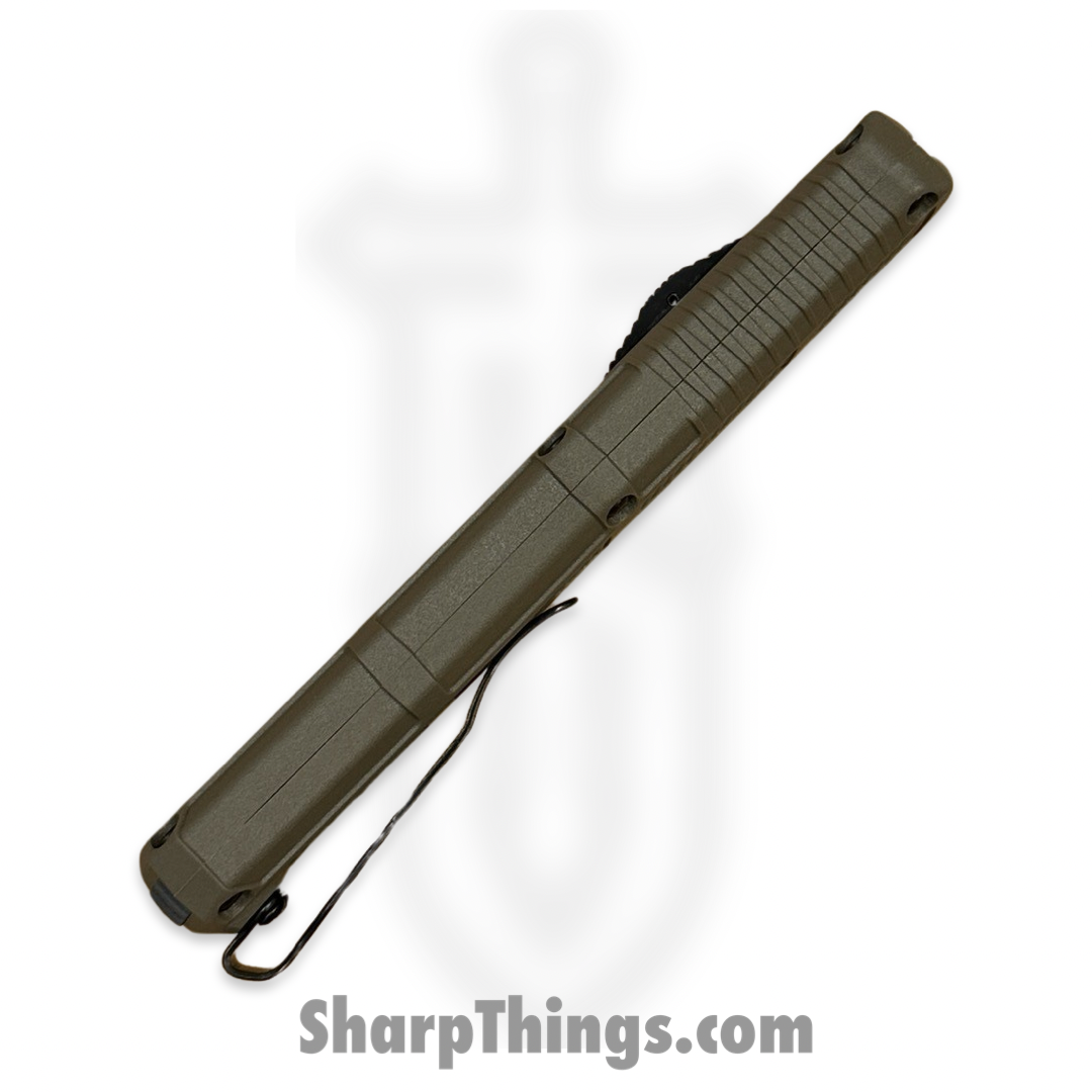 Benchmade - 3370SGY-1 - Claymore - OTF Auto - CPM-D2 Coated Dagger P/S - Grivory - Ranger Green - Image 3
