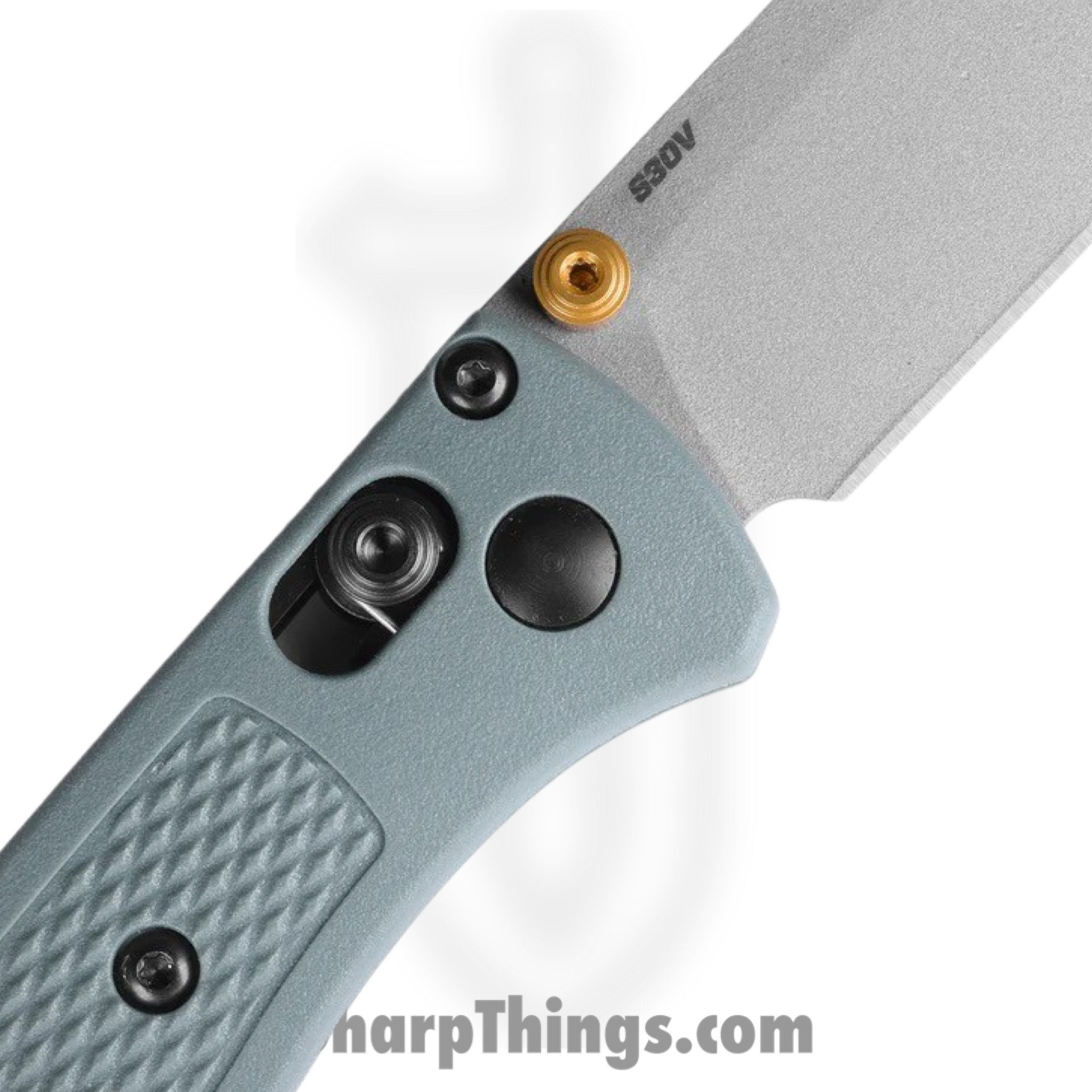 Benchmade - 533SL-07 - Mini Bugout - Folding Knife - S30V Coated Drop Point - Grivory - Sage Green - Image 4