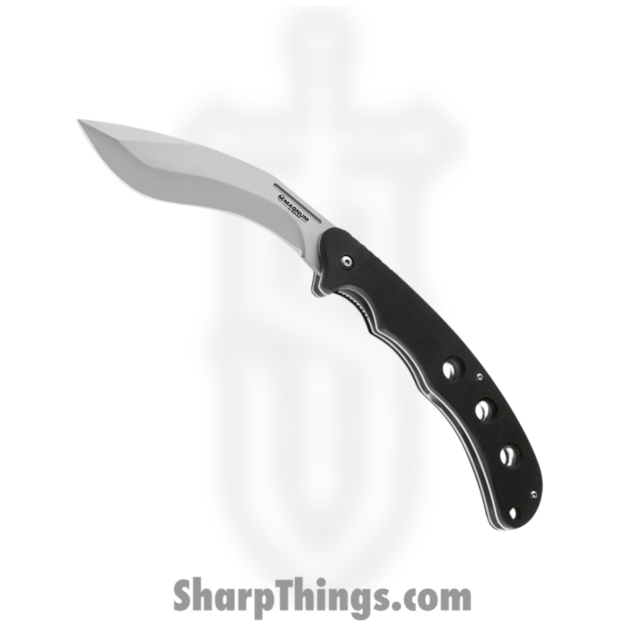 Boker Magnum - BOM01MB511 - Pocket Kukri - Folding Knife - 440A Satin Kukri - G10 - Black