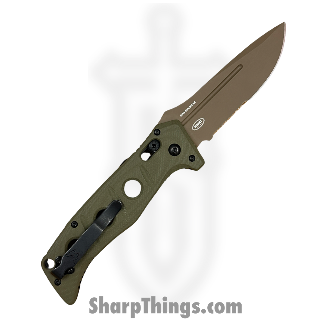Benchmade - 2750SFE-2 - Adamas - Automatic Knife - CPM CruWear Coated Drop Point P/S - G10 - Flat Earth - Image 2