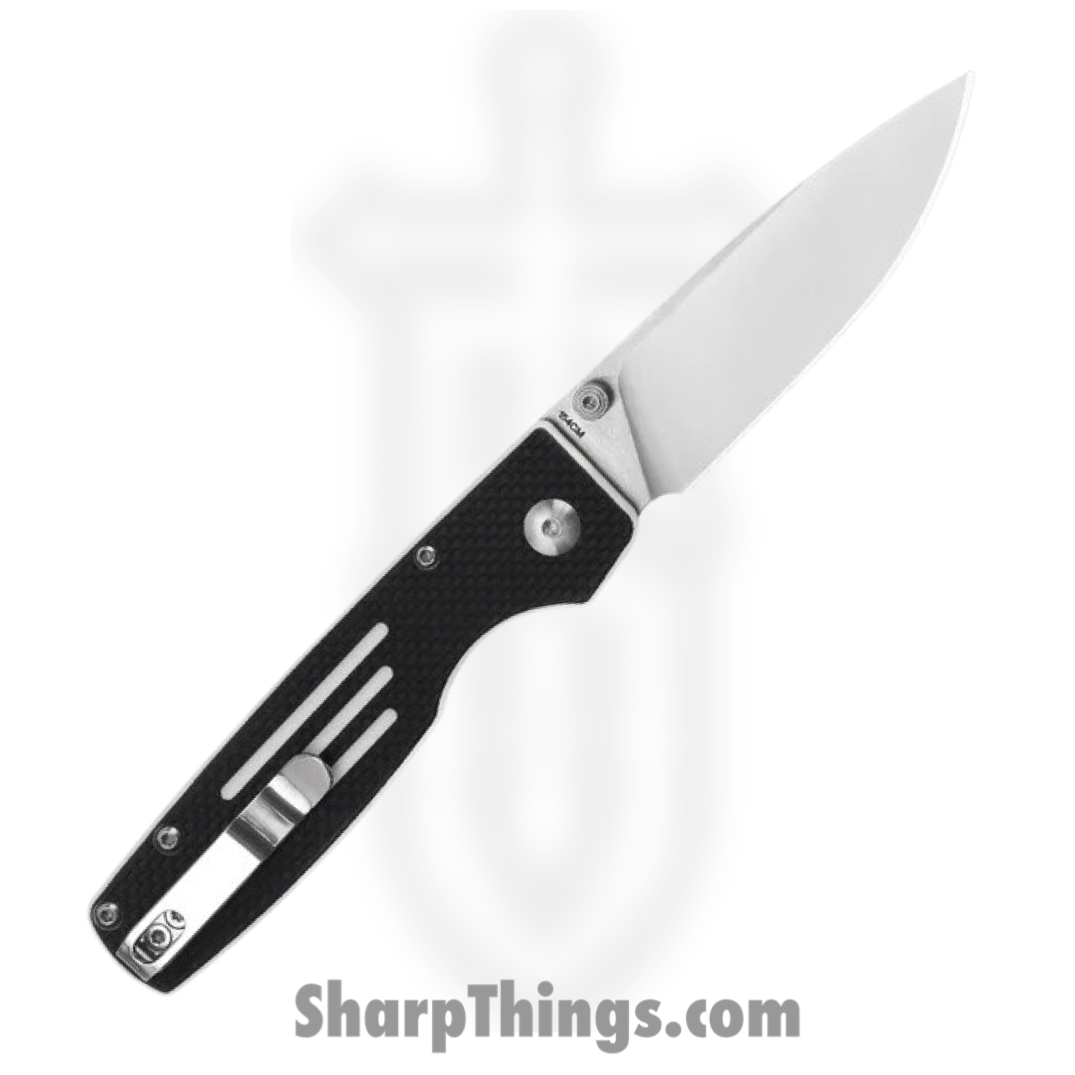 Kizer Cutlery - KIV3605C2 - Original - Folding Knife - 154CM Satin Drop Point - G10 - Black - Image 2