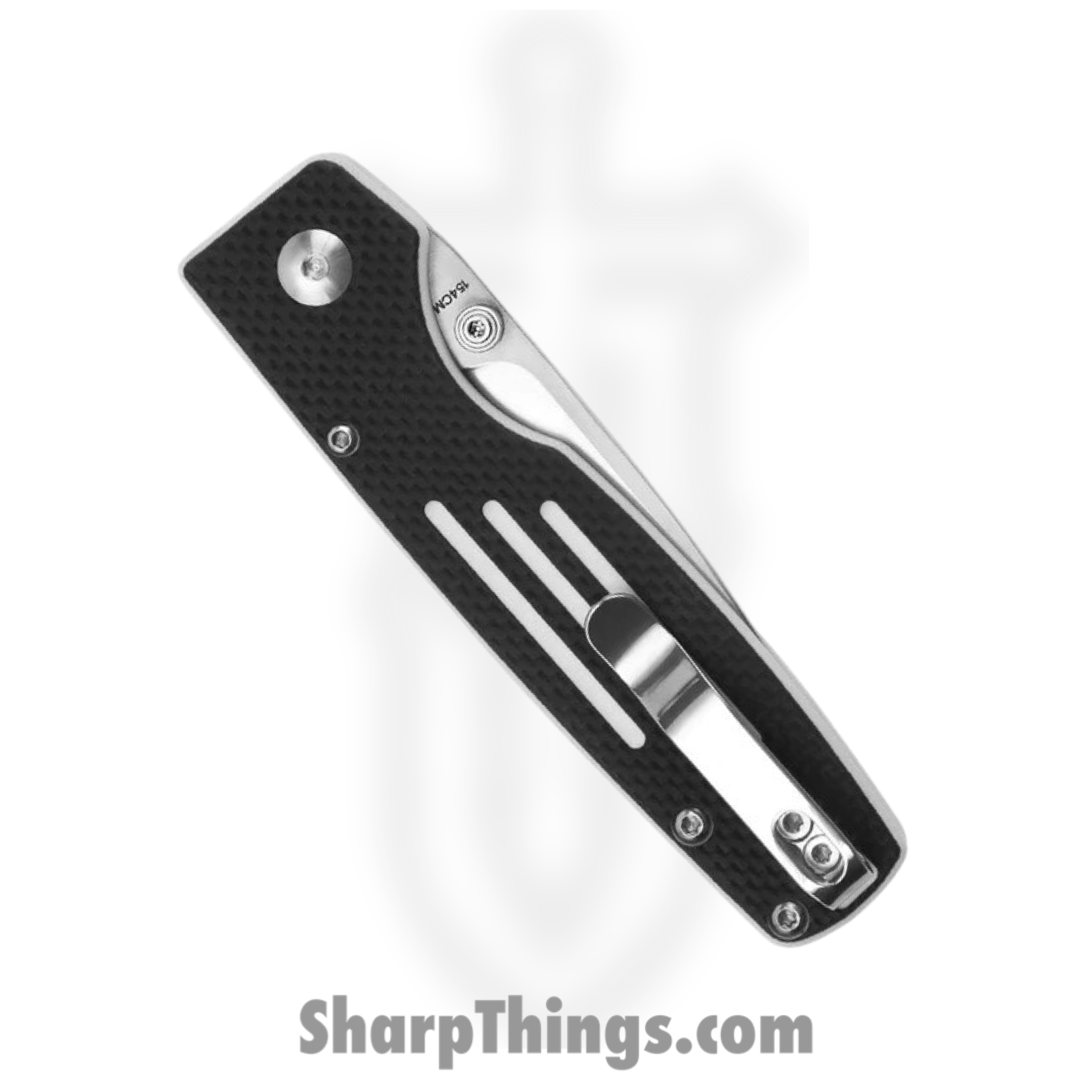 Kizer Cutlery - KIV3605C2 - Original - Folding Knife - 154CM Satin Drop Point - G10 - Black - Image 6