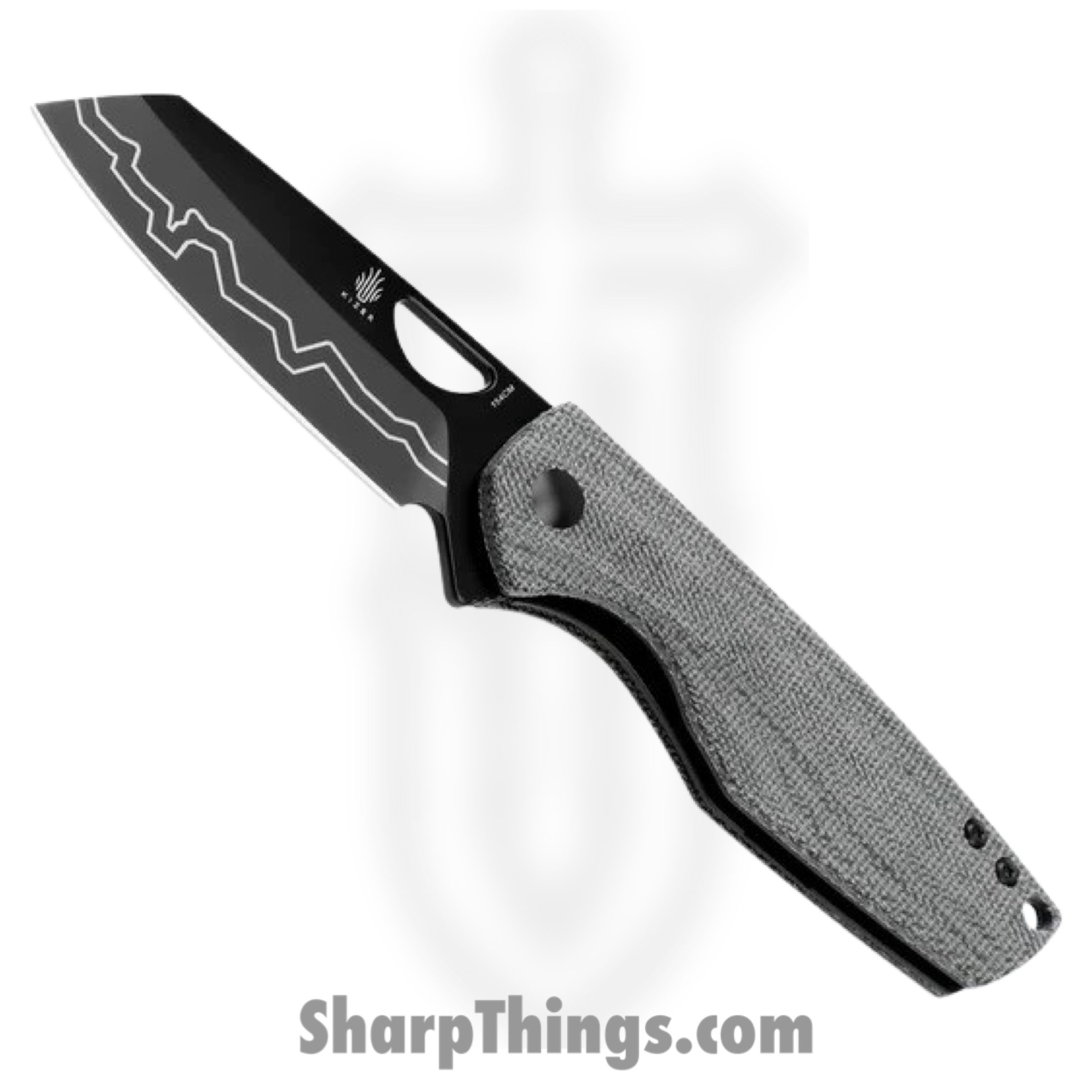 Kizer Cutlery - KIV3628C1 - Sparrow - Folding Knife - 154CM Black Sheepsfoot - Micarta - Black