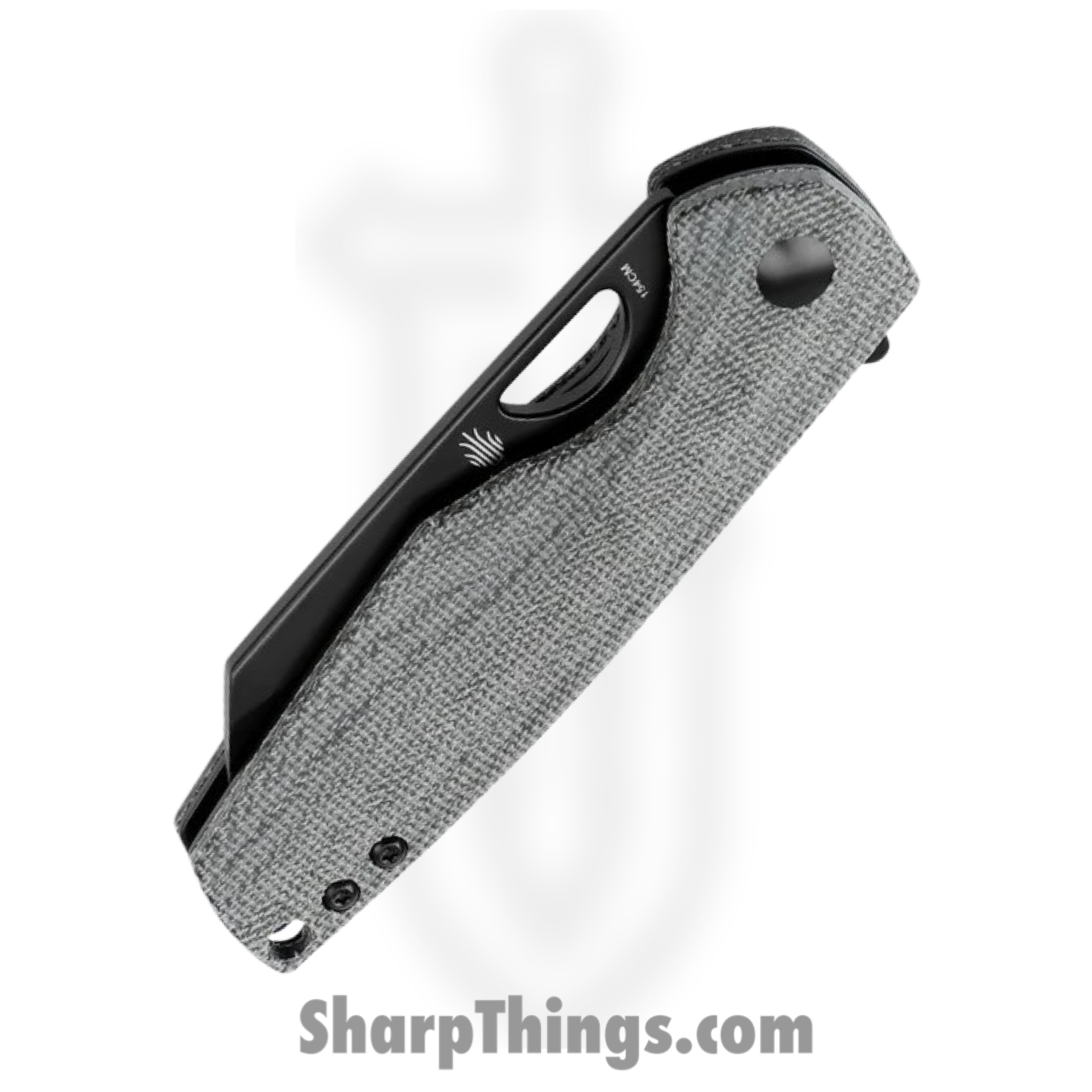 Kizer Cutlery - KIV3628C1 - Sparrow - Folding Knife - 154CM Black Sheepsfoot - Micarta - Black - Image 5