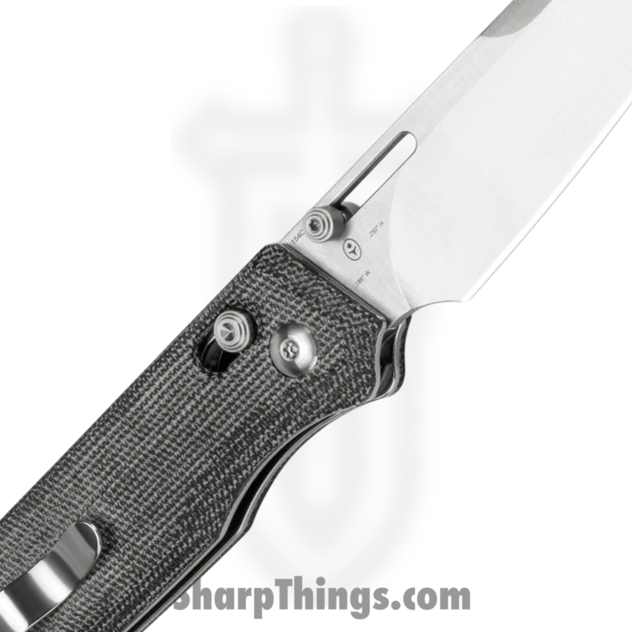 Kizer Cutlery - KIV3641C1 - Task - Folding Knife - 154CM Satin Reverse Tanto - Micarta - Black - Image 4
