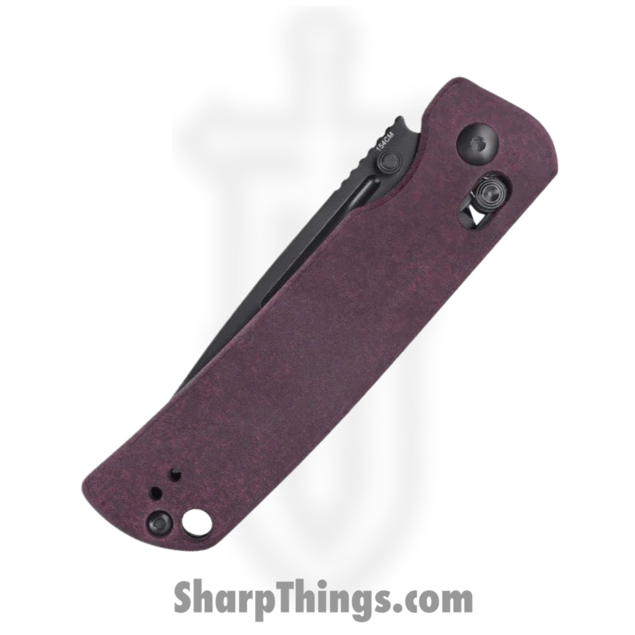 Kizer Cutlery - KIV4481C1 - Escort - Folding Knife - 154CM Black Drop Point - Richlite - Red - Image 5