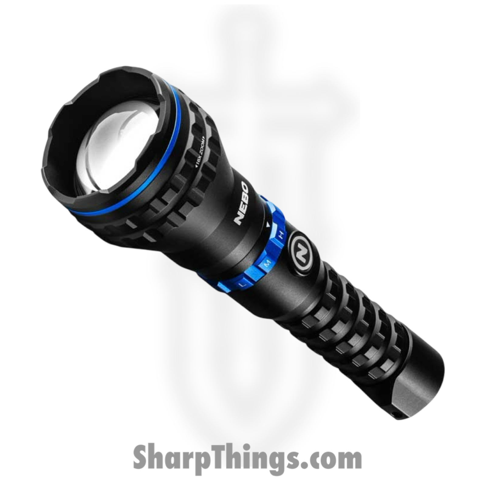 Nebo - NEB-FLT-0026 - Luxtreme MZ60 Blueline Flashlight - 1000 Lumen - Half Mile Plus Spotlight