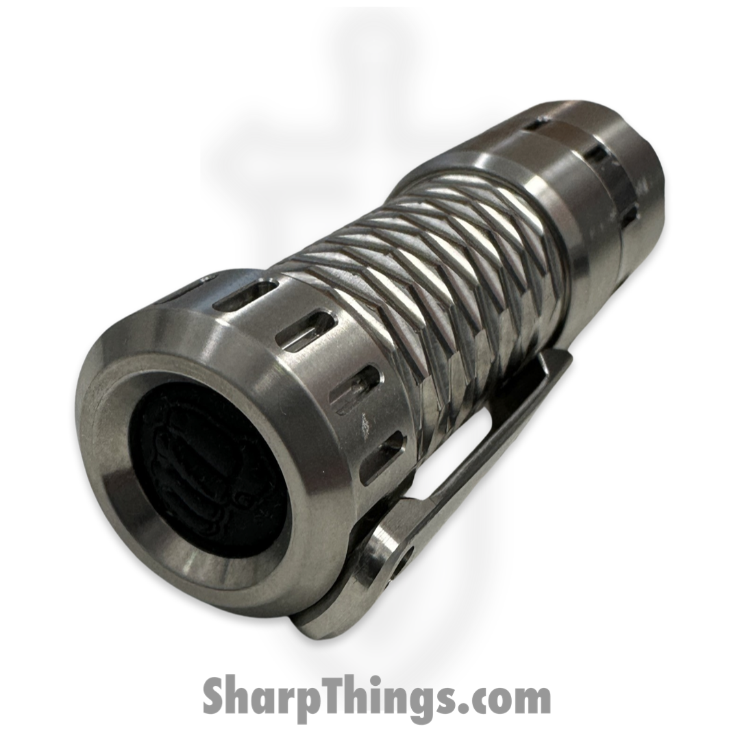 Something Obscene Co. - SO-Flash-Sat - Obscene Titanium Flashlight - Satin - Titanium - Image 8