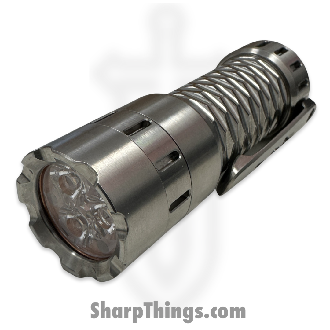 Something Obscene Co. - SO-Flash-Sat - Obscene Titanium Flashlight - Satin - Titanium - Image 7