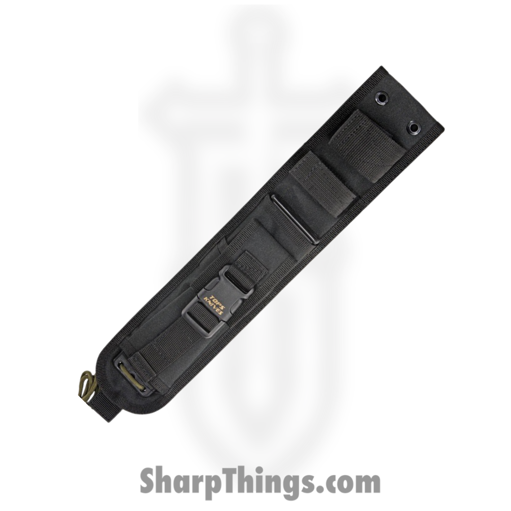 Tops - TPSE107CXX - Steel Eagle/Mini Eagle Combo - Fixed Blade Knife - 1095HC Black Stonewash Clip Point - Micarta - Gray - Image 4