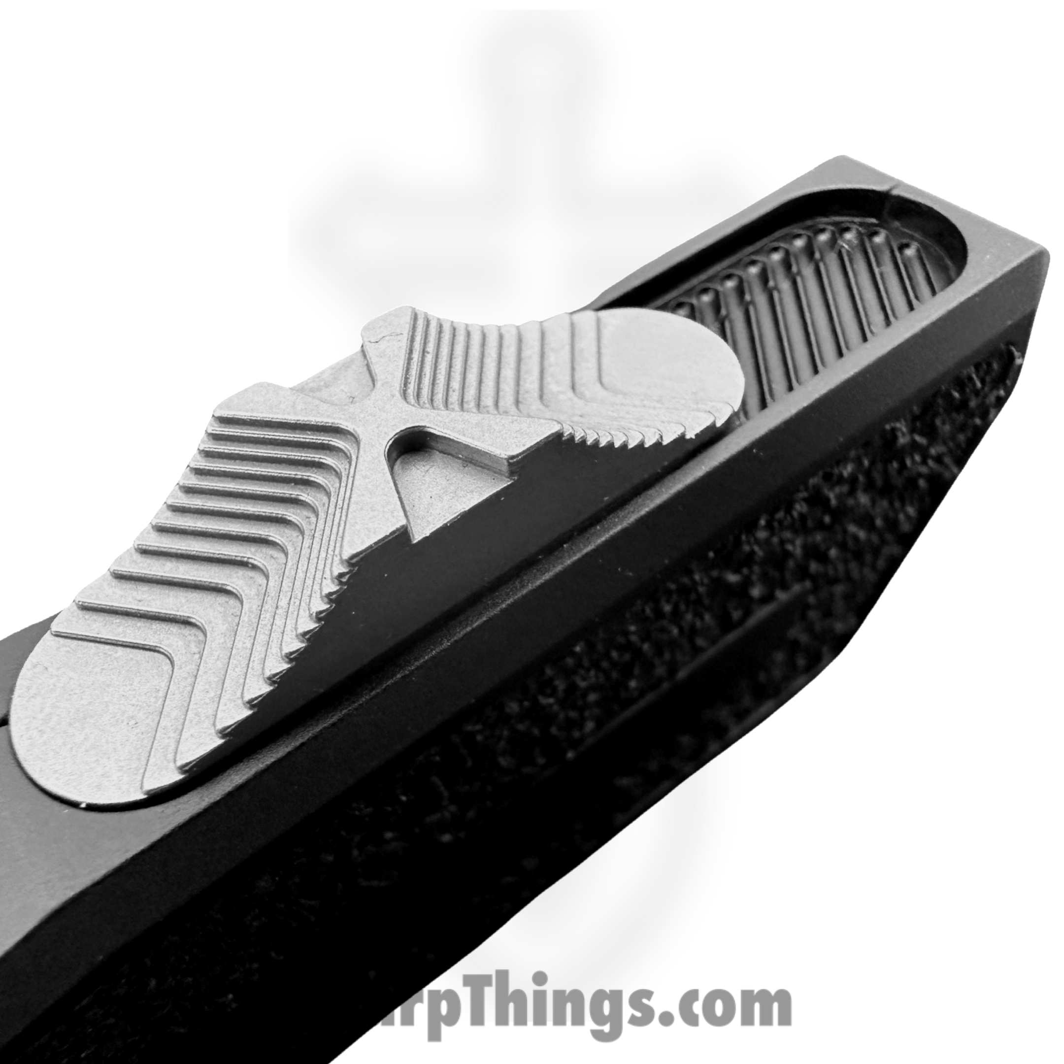 Microtech - 1278-10 - Scarab II GEN III S/E - OTF Auto - M390MK Stonewash Drop Point - 6061-T6 Aluminum - Black - Image 5