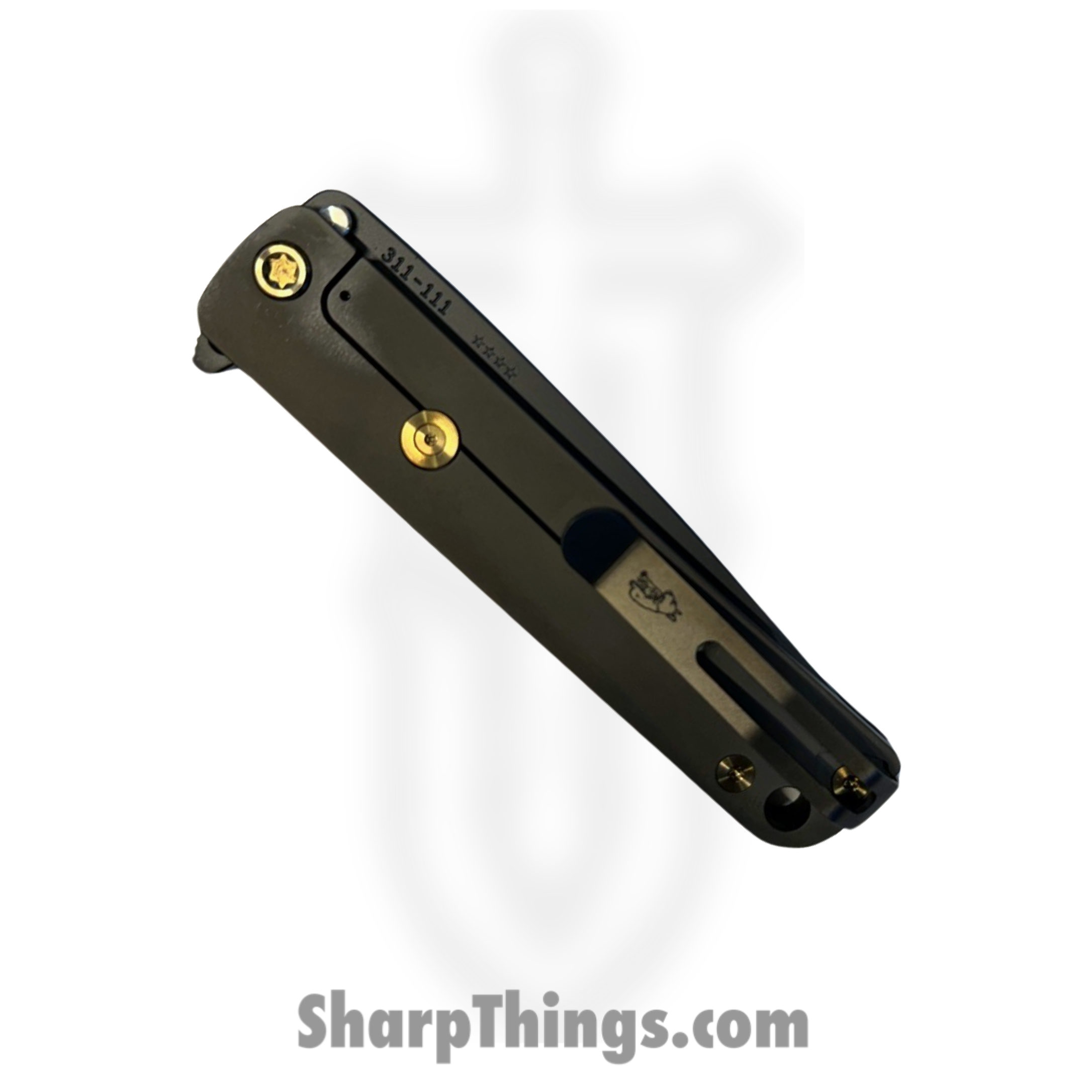 Medford Knife and Tool - 030724A - M-48 - Folding Knife - S45VN DLC Drop Point - Aluminum - Black - Image 4