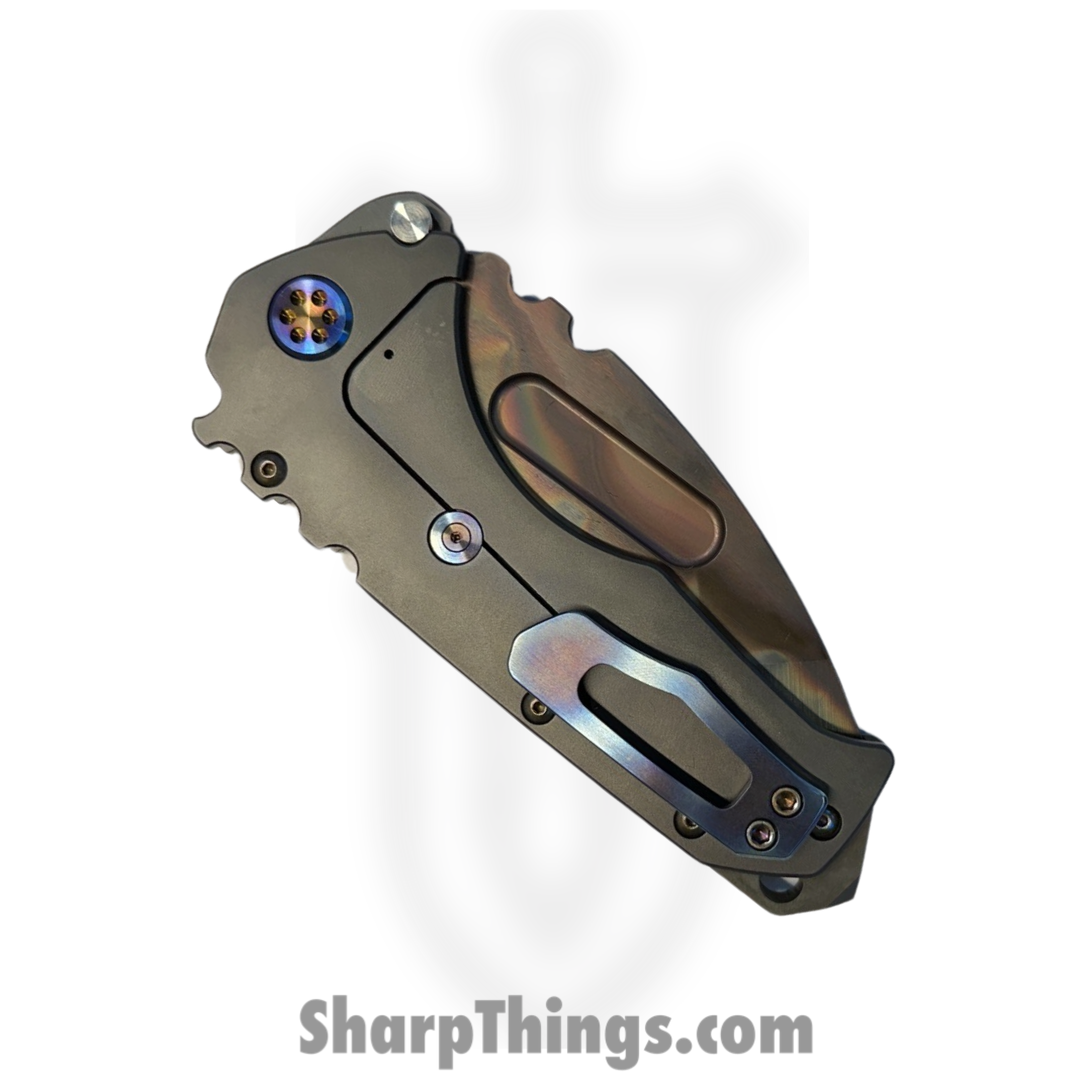Medford Knife and Tool - 030724E - Prae "T" - Folding Knife - S45VN Vulcan Tanto - Aluminum - Black - Image 4