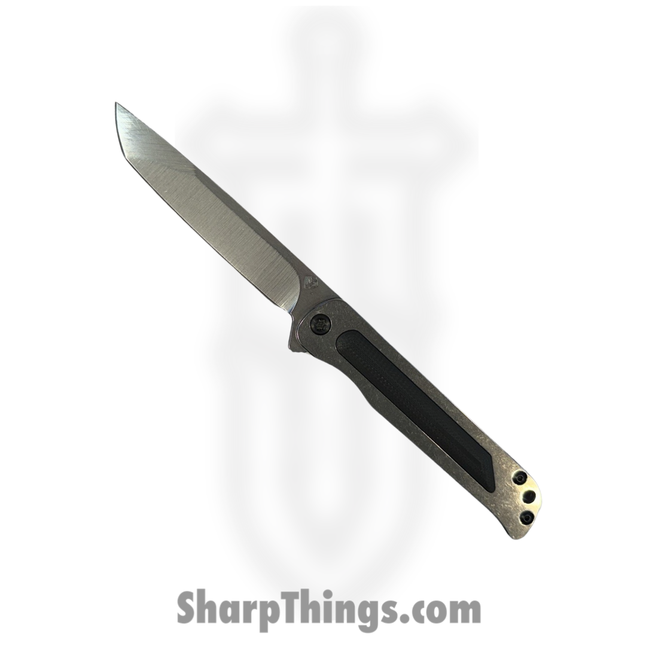 Medford Knife and Tool - 030724H - T-Bone - Folding Knife - S35VN Tumbled Tanto - G10 - Black
