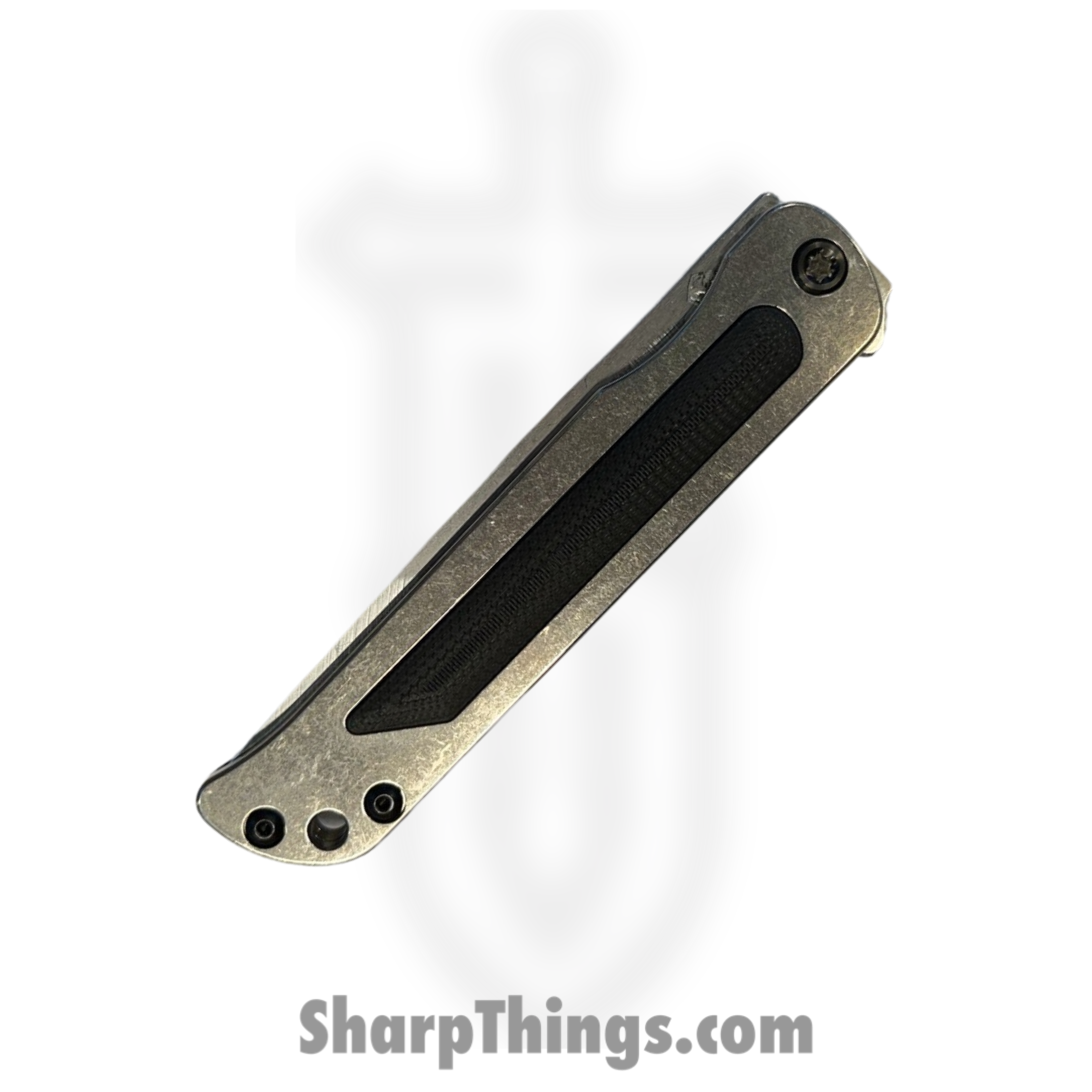 Medford Knife and Tool - 030724H - T-Bone - Folding Knife - S35VN Tumbled Tanto - G10 - Black - Image 3