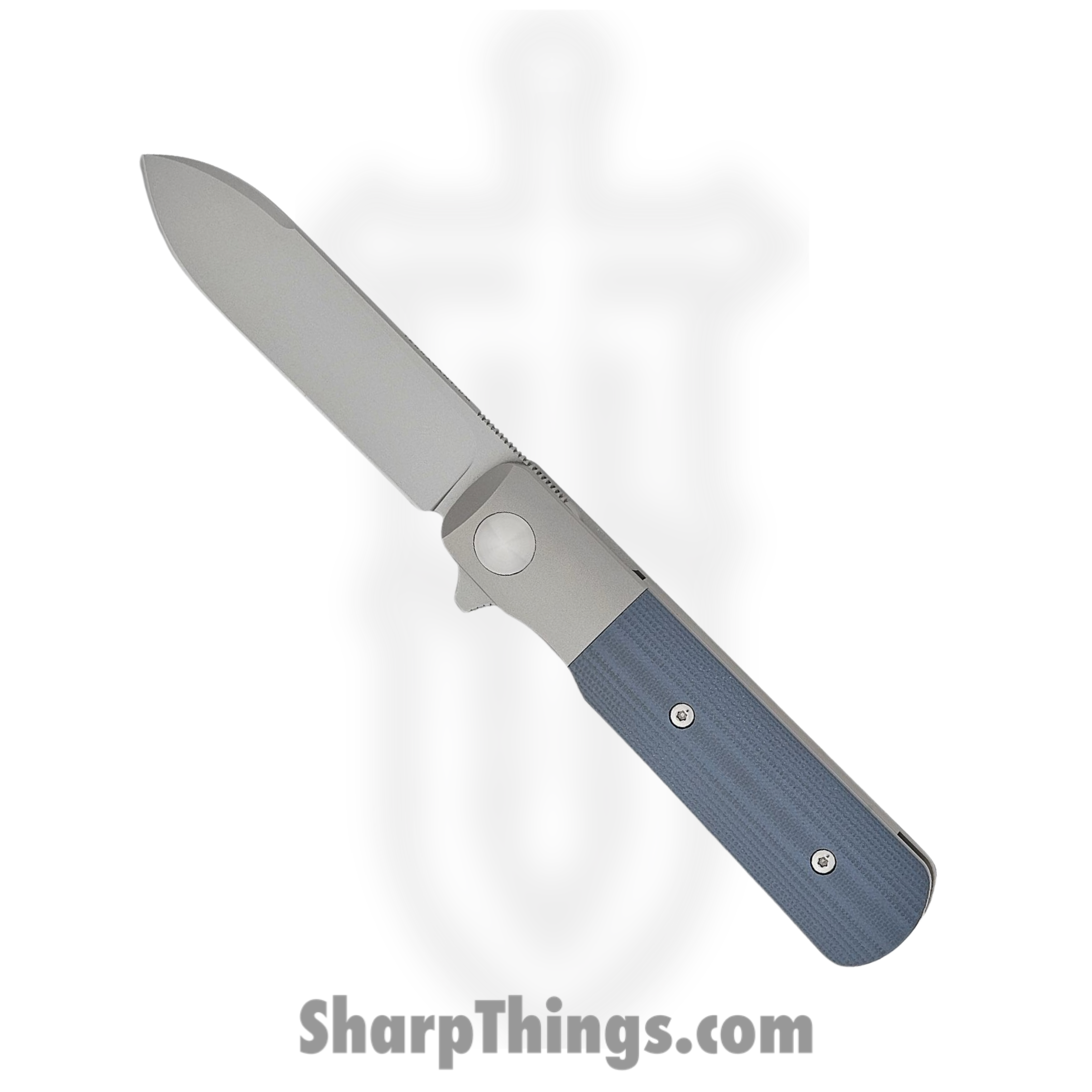 Terrain 365 - 10714 - Otter Flip ATB - Folding Knife - Terravantium™ Dendritic Cobalt Matte Spear Point - G10 - Gray