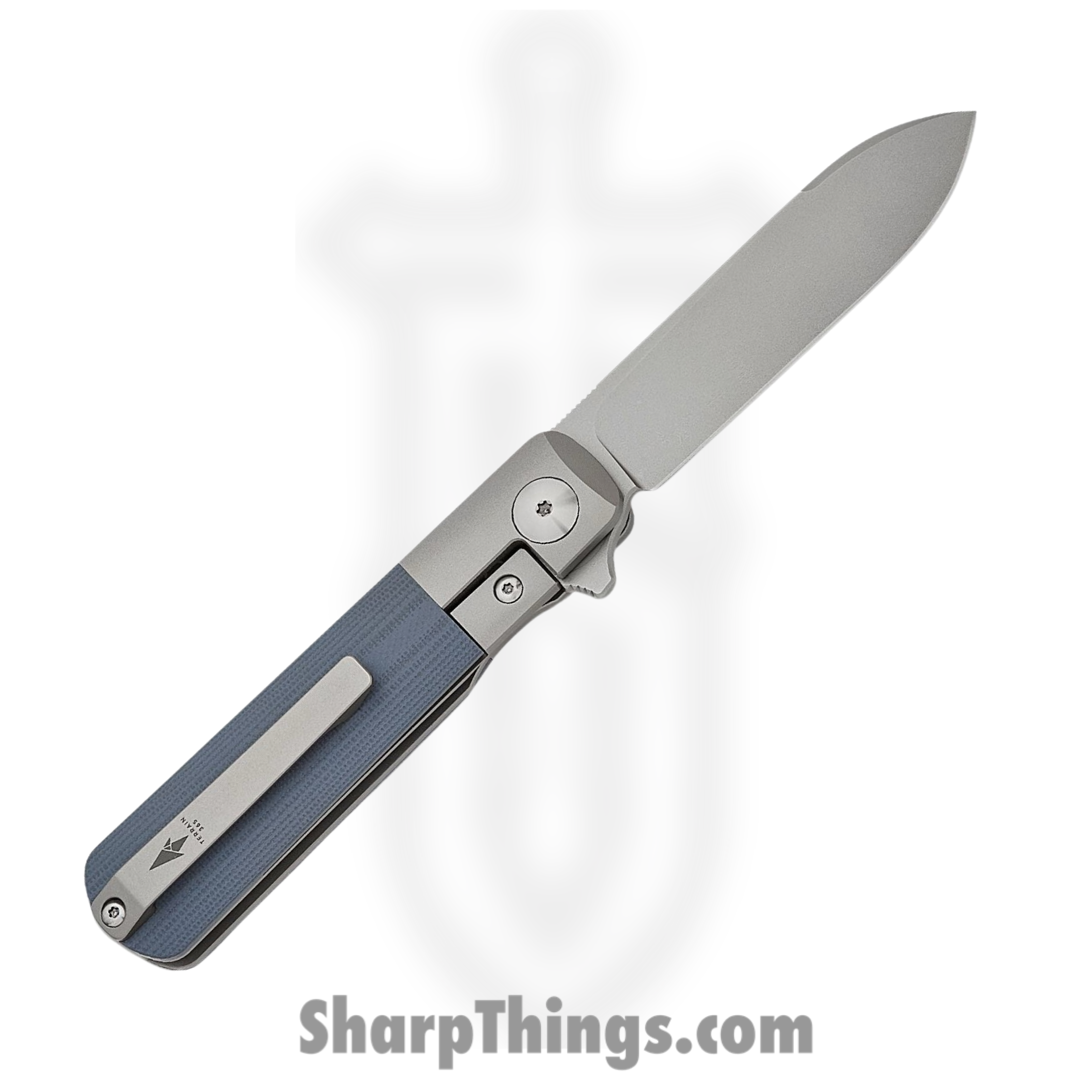 Terrain 365 - 10714 - Otter Flip ATB - Folding Knife - Terravantium™ Dendritic Cobalt Matte Spear Point - G10 - Gray - Image 2