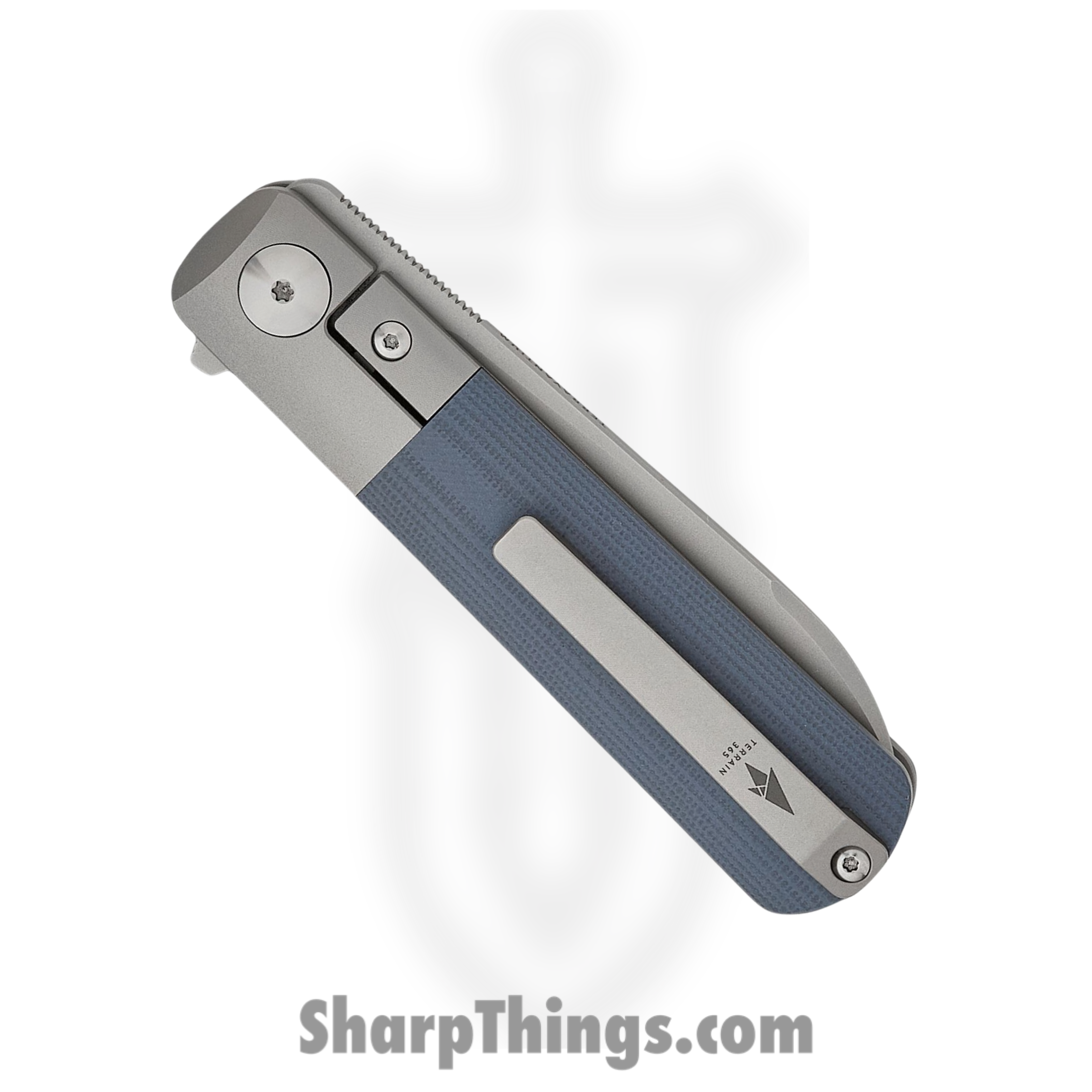 Terrain 365 - 10714 - Otter Flip ATB - Folding Knife - Terravantium™ Dendritic Cobalt Matte Spear Point - G10 - Gray - Image 4