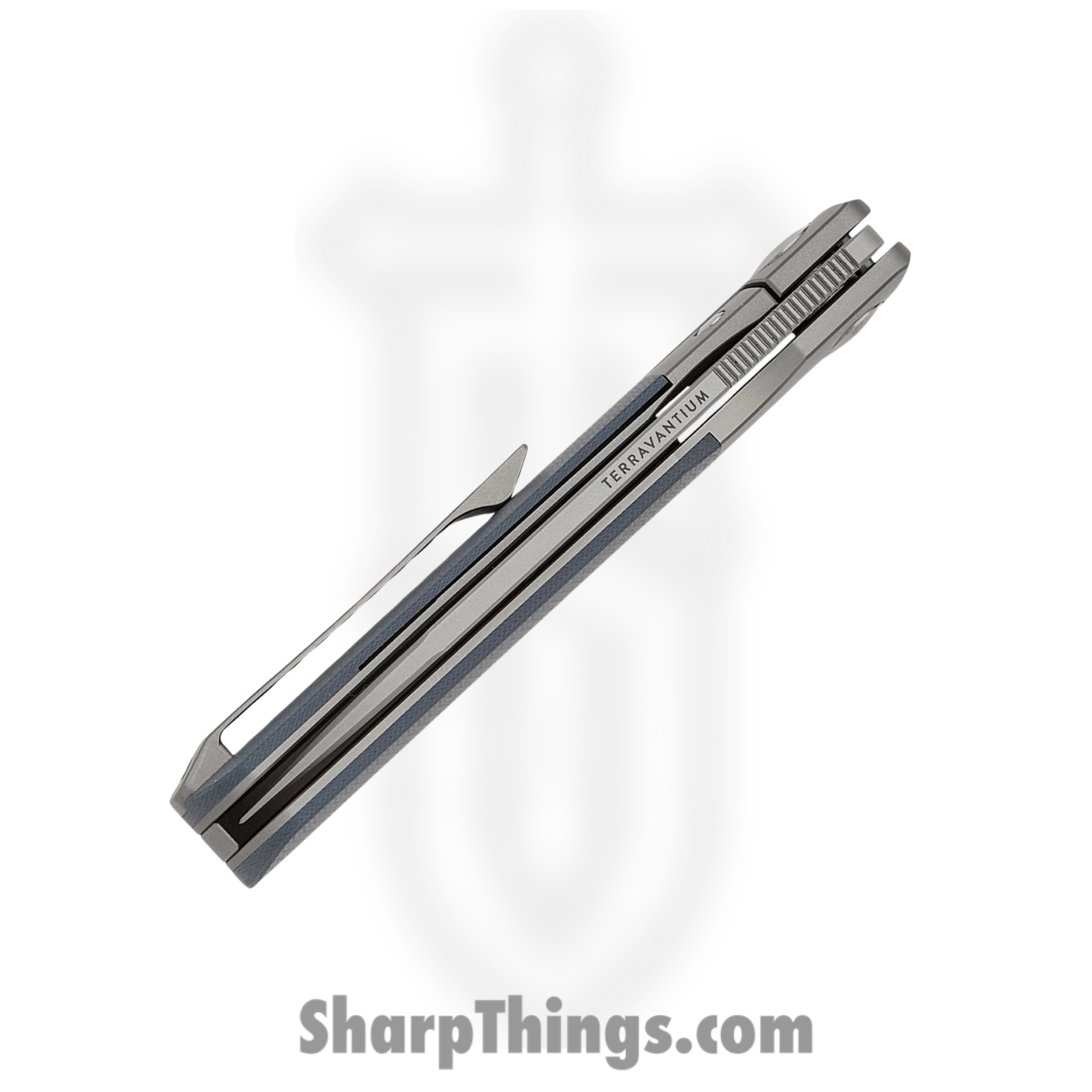 Terrain 365 - 10714 - Otter Flip ATB - Folding Knife - Terravantium™ Dendritic Cobalt Matte Spear Point - G10 - Gray - Image 5