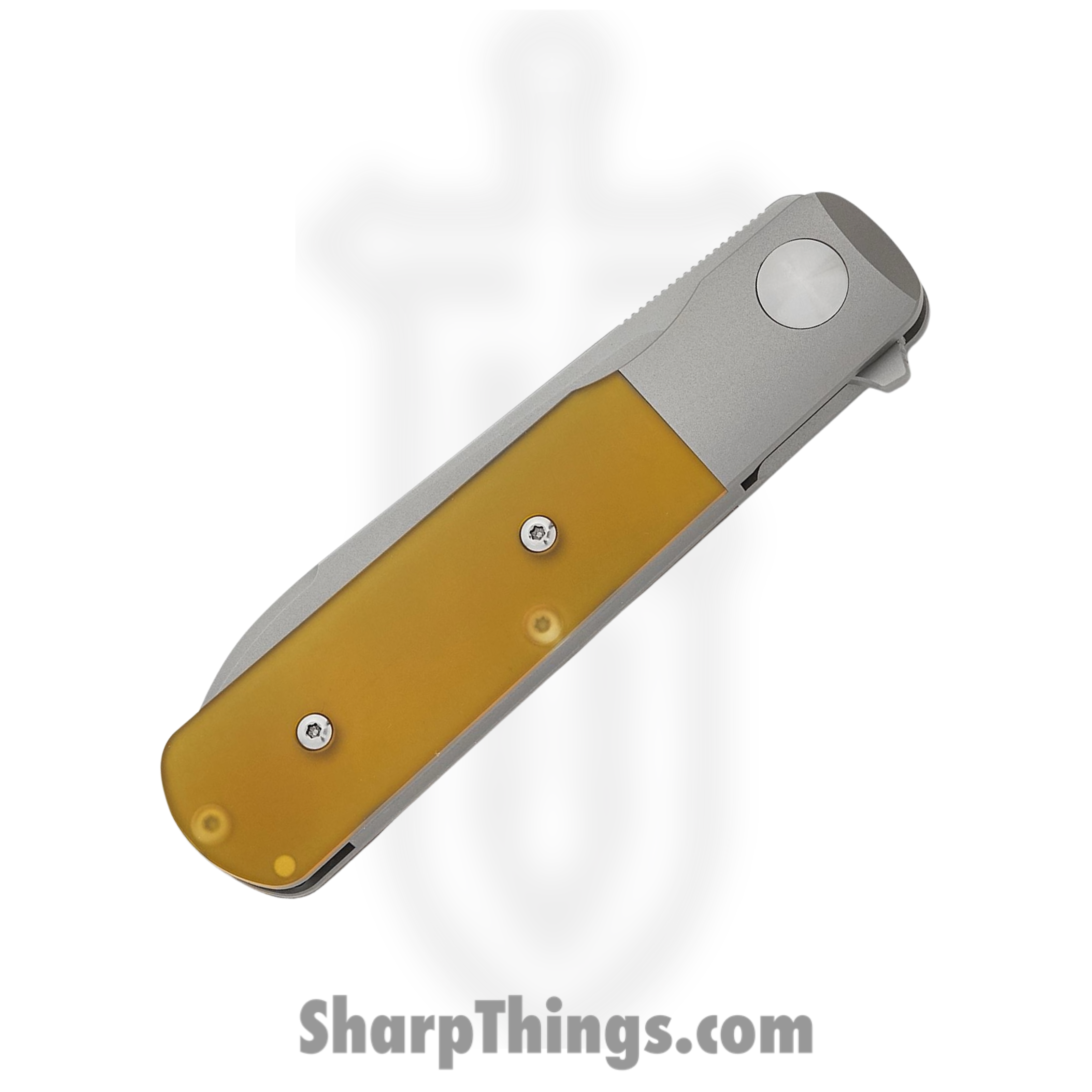 Terrain 365 - 10715 - Otter Flip ATB - Folding Knife - Terravantium™ Dendritic Cobalt Matte Spear Point - Ultem - Amber - Image 3