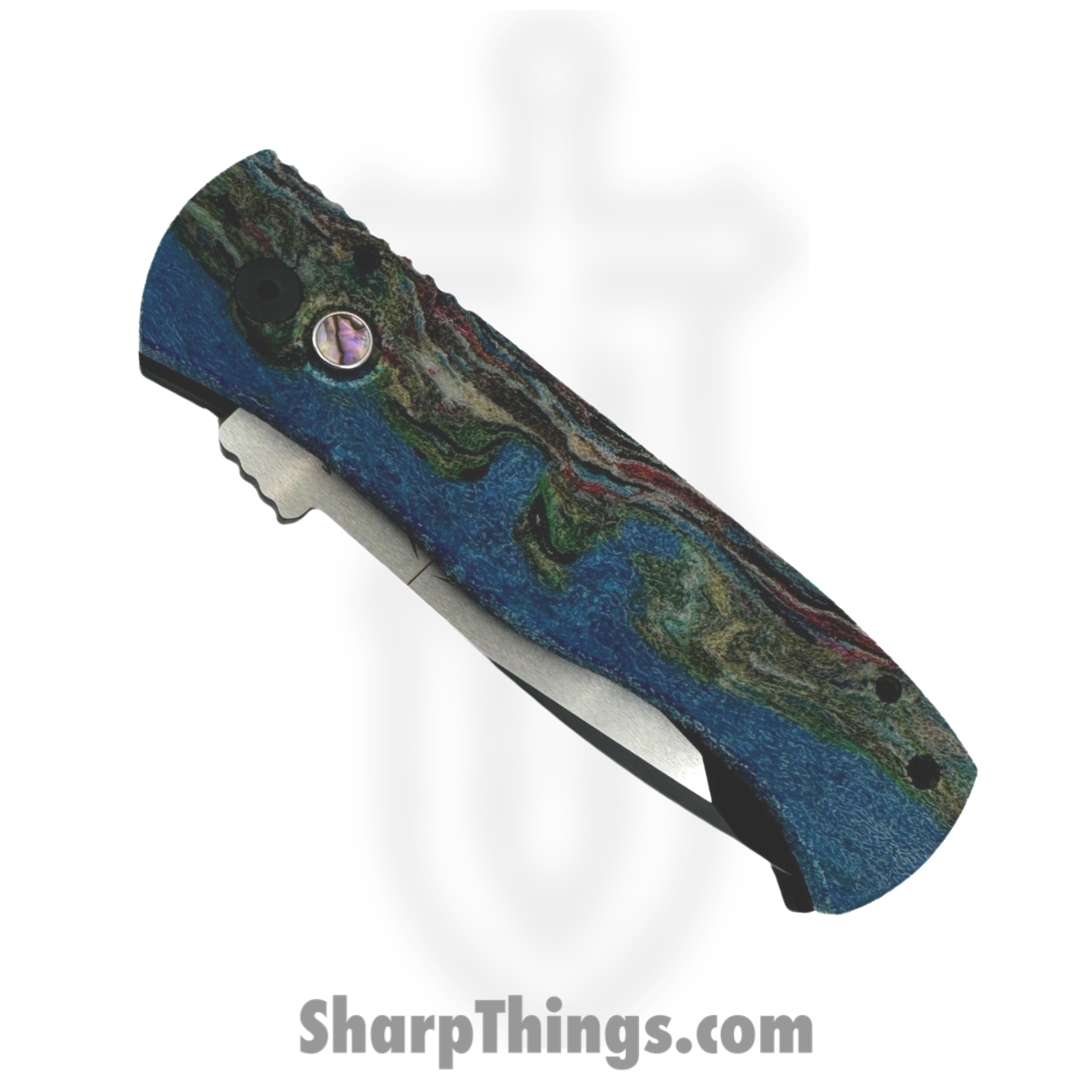 ProTech - 2024TXEC73 - Emerson CQC7 - Automatic Knife - 154CM DLC Tanto - Micarta Aluminum - Multi - Image 3