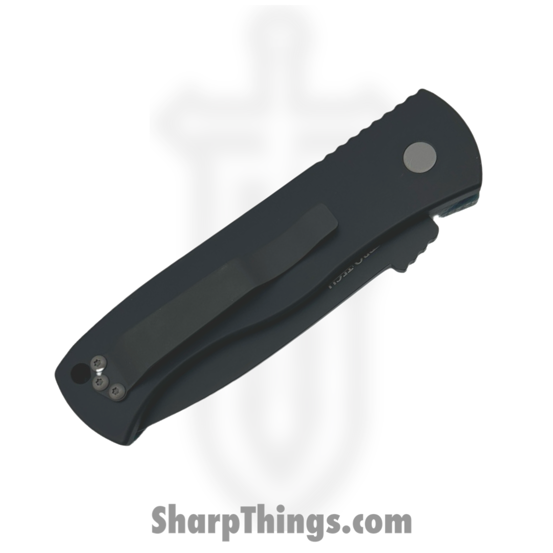 ProTech - 2024TXEC75 - Emerson CQC7 - Automatic Knife - 154CM DLC Tanto - Micarta Aluminum - Multi Striped - Image 4