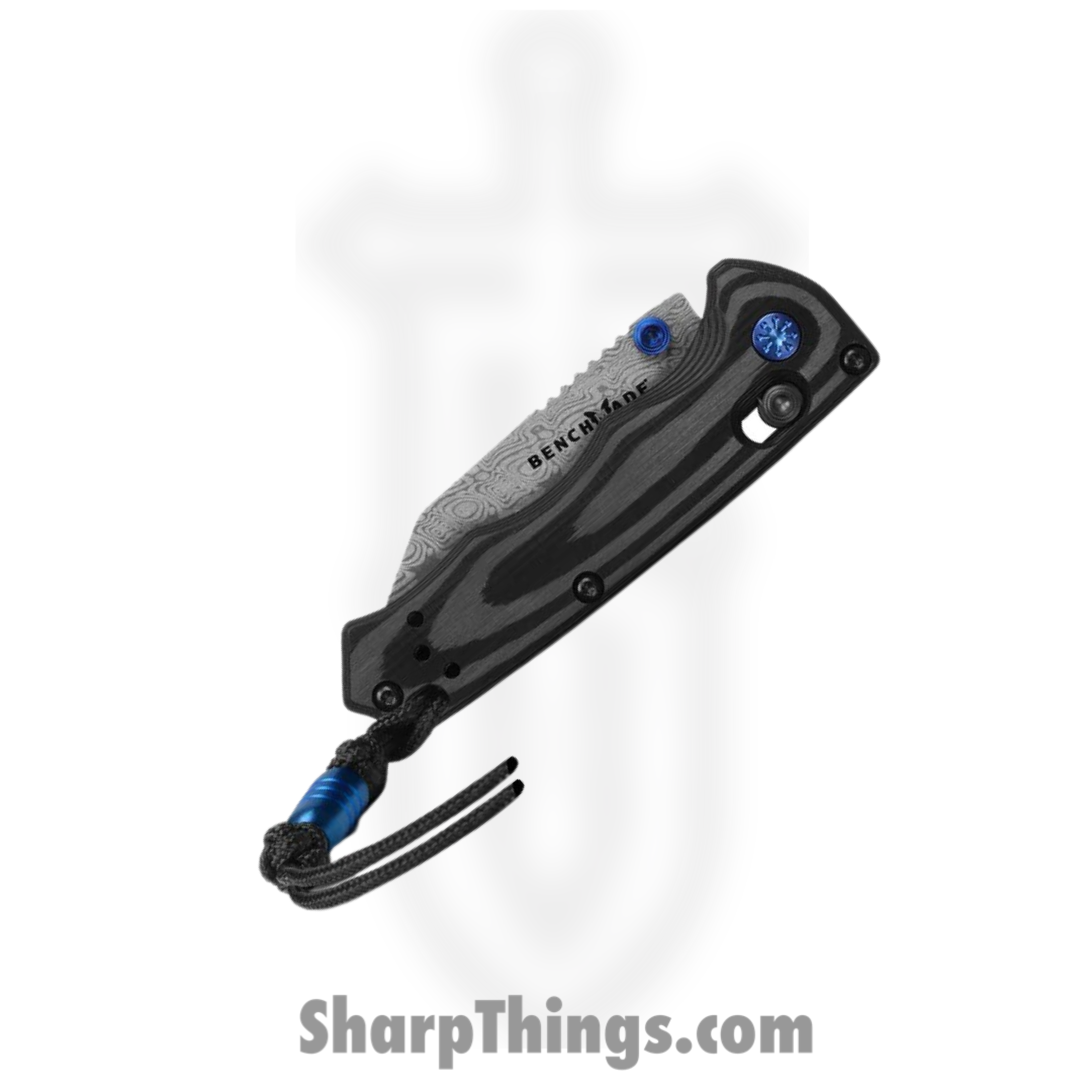Benchmade - 290-241 - Gold Class Full Immunity - Folding Knife - Ægir Damasteel Wharncliffe - Carbon Fiber - Woodgrain - Image 5