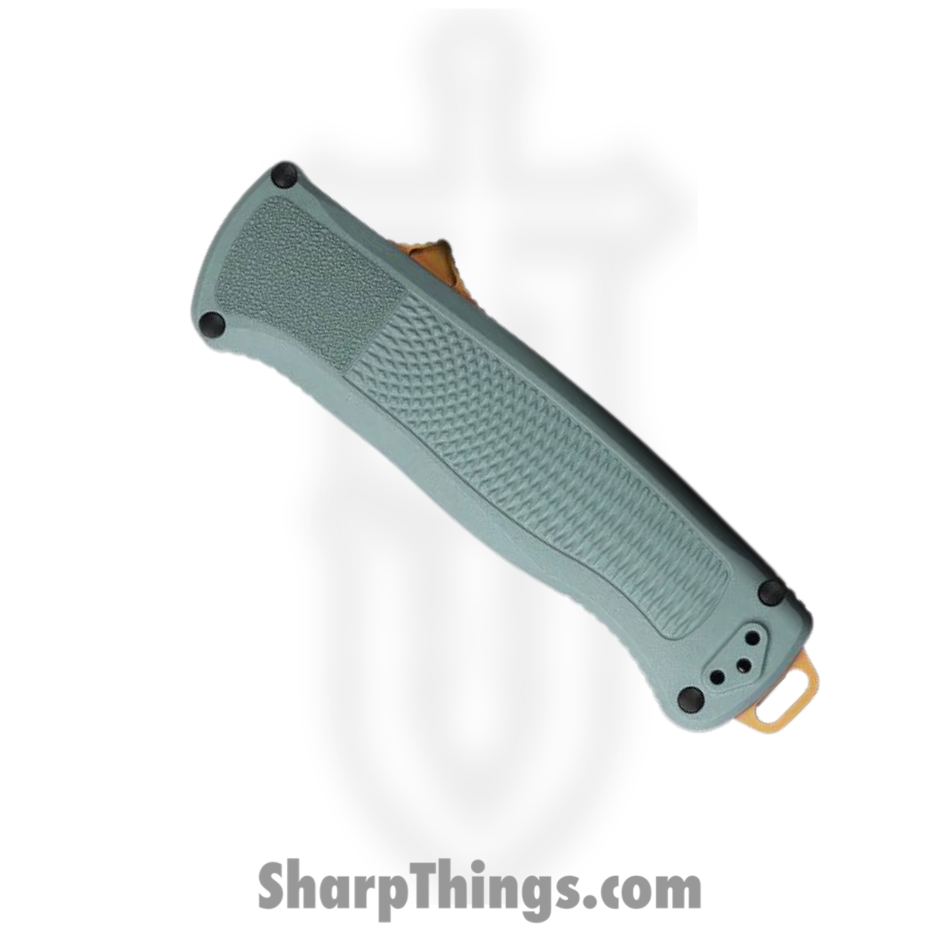 Benchmade - 5370BK-07 - Shootout - OTF Auto - CPM CruWear DLC Tanto - Grivory - Sage Green - Image 3