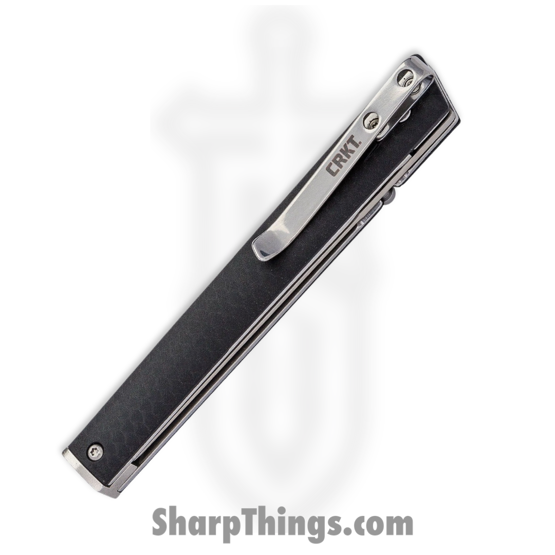 CRKT - 7096 - CEO Thumbstud - Folding Knife - 8Cr13MoV Satin Drop Point - Glass-Reinforced Nylon - Black - Image 11