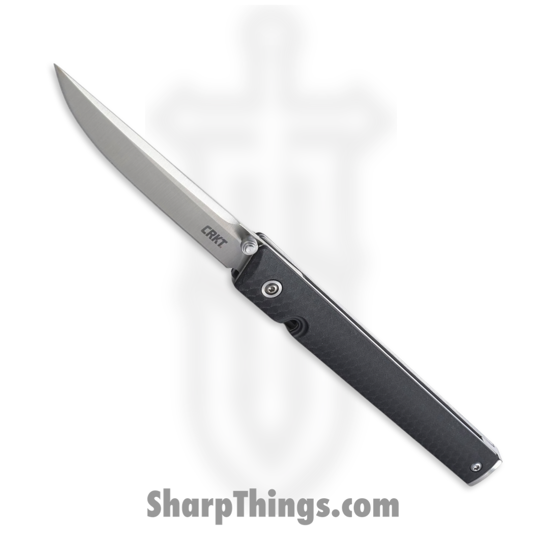 CRKT - 7096 - CEO Thumbstud - Folding Knife - 8Cr13MoV Satin Drop Point - Glass-Reinforced Nylon - Black - Image 6