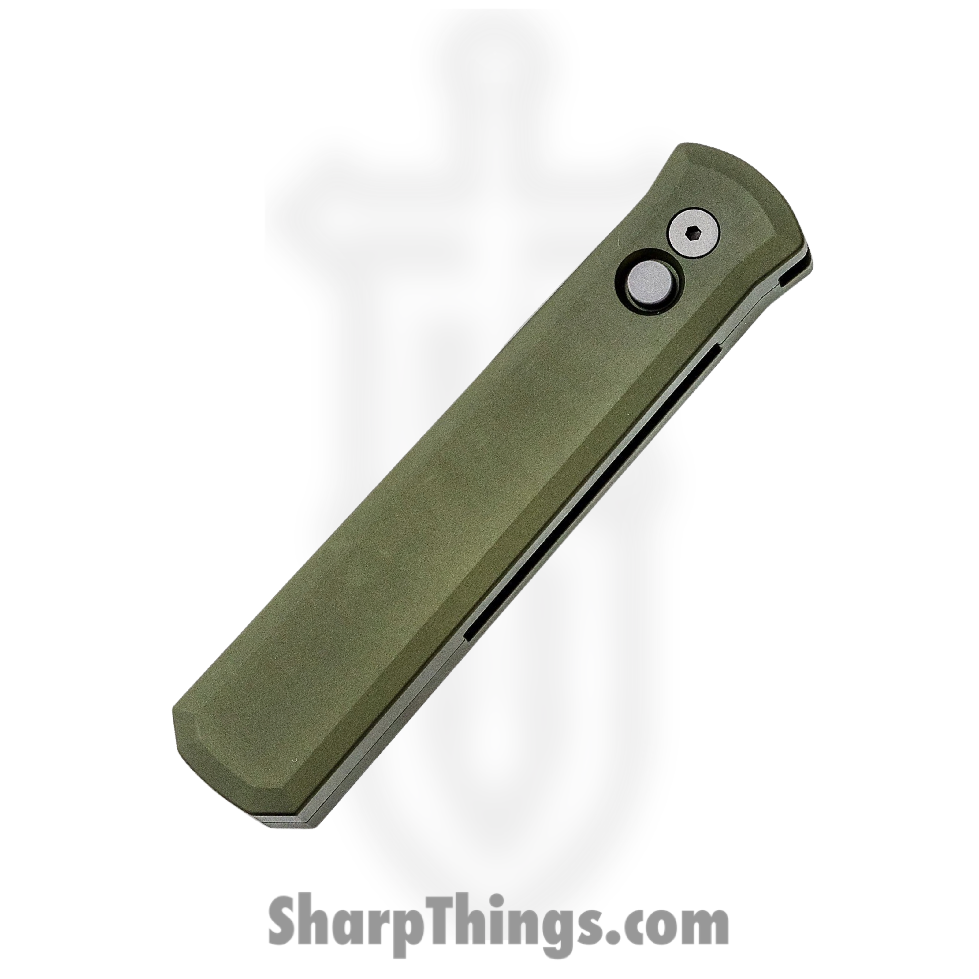 ProTech - 920-Green - Godfather - Automatic Knife - 154CM Bead Blasted Spear Point - 6061-T6 Aluminum - Green - Image 2