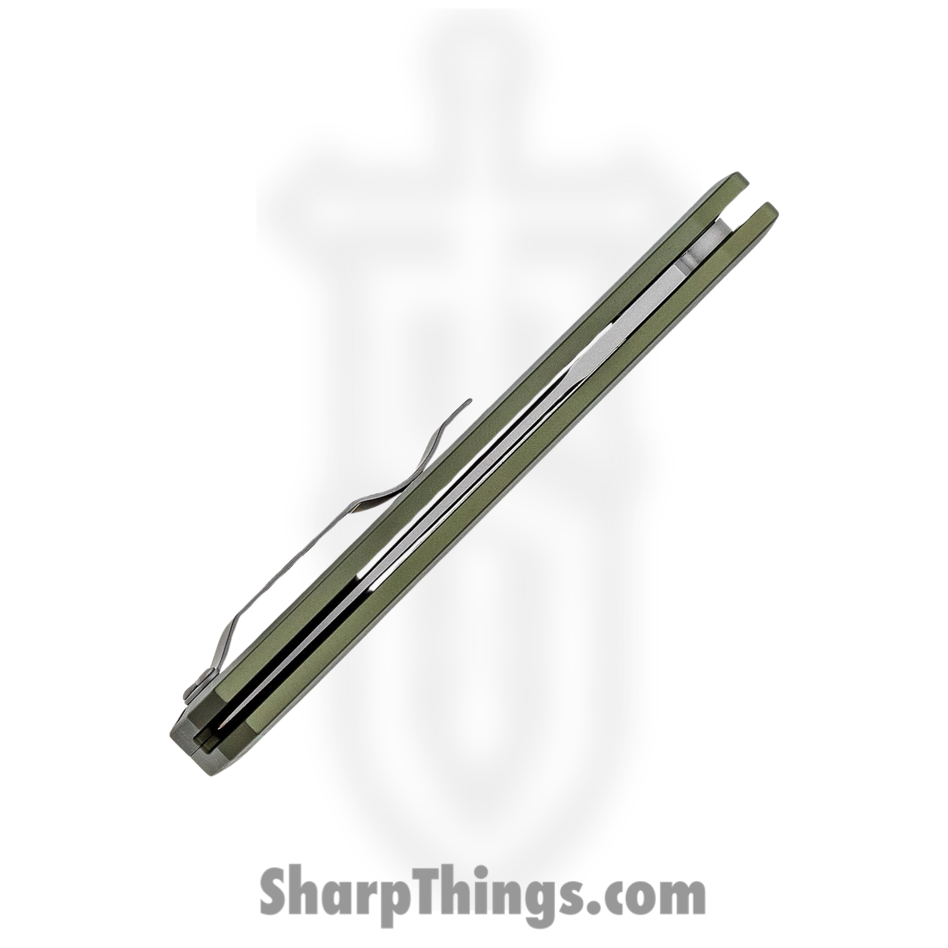 ProTech - 920-Green - Godfather - Automatic Knife - 154CM Bead Blasted Spear Point - 6061-T6 Aluminum - Green - Image 4