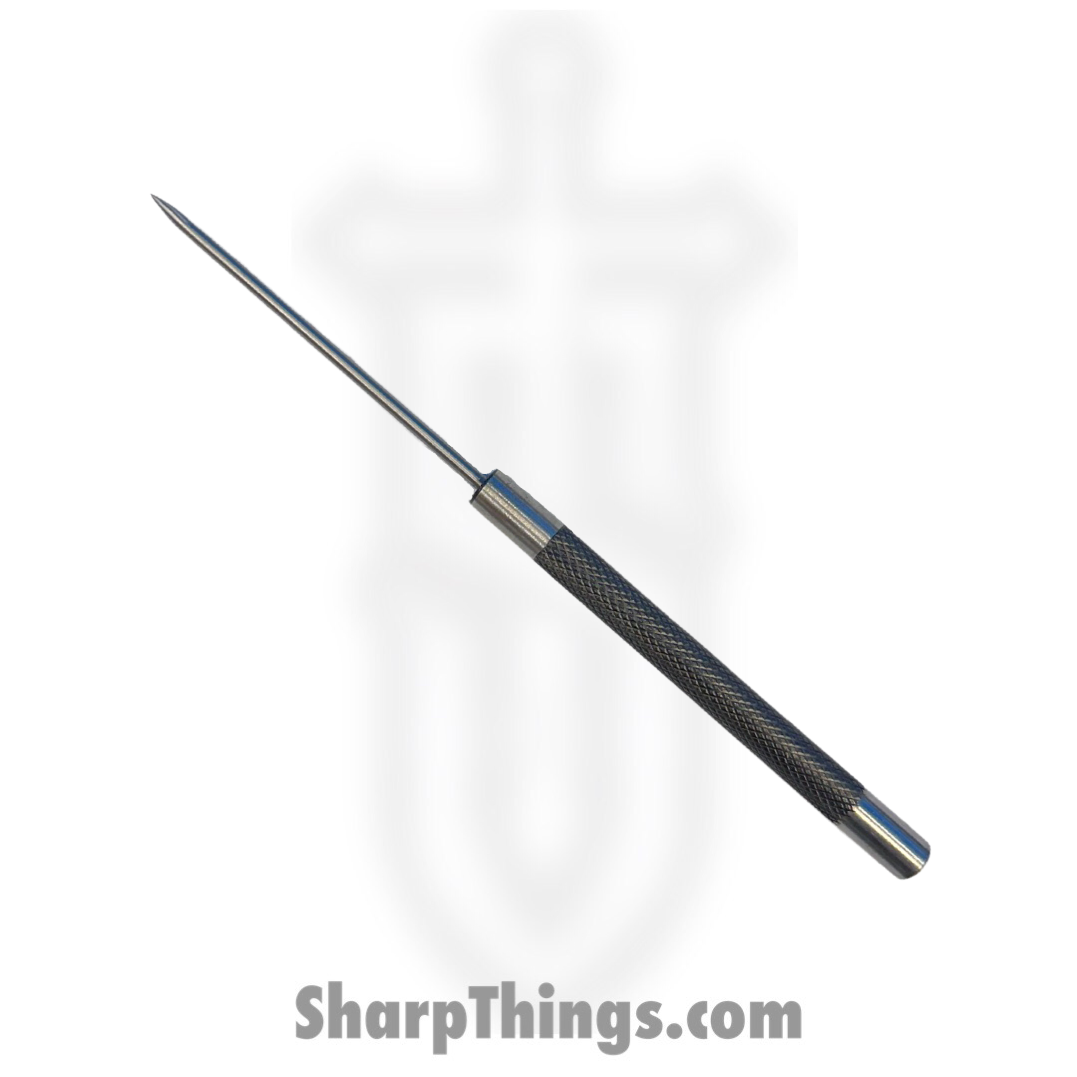 Full Heart Forge - FHF-PS-3 - Punch Spike 1/8 - Fixed Blade Knife - D2 Raw Spike - D2 - Silver, Black