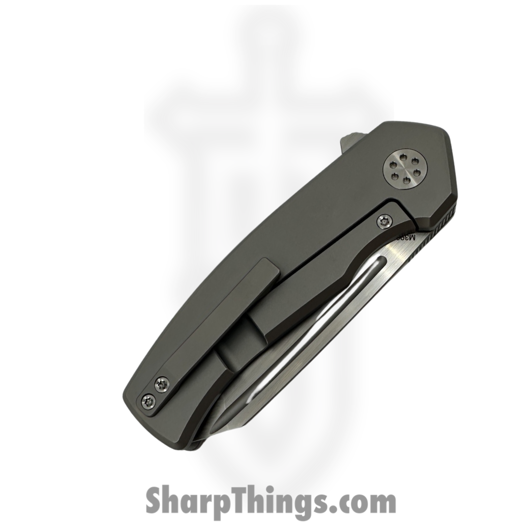 Beans Blades - BB-MWF-M-BN - Mini Warrior - Folding Knife - M390 Satin Tanto - Micarta - Brown - Image 4