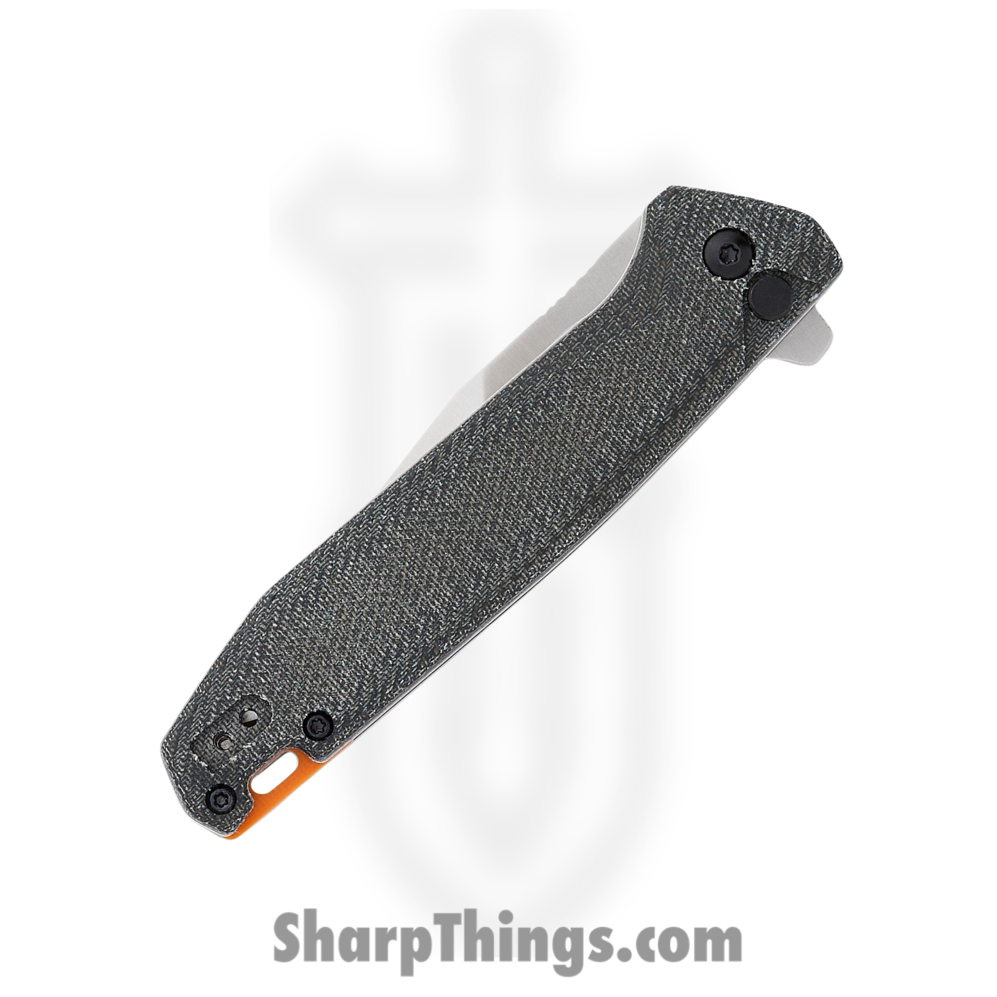 Boker Magnum - BOM01SC719 - Border Forest - Folding Knife - 440A Satin Clip Point - Canvas Micarta - Black - Image 3