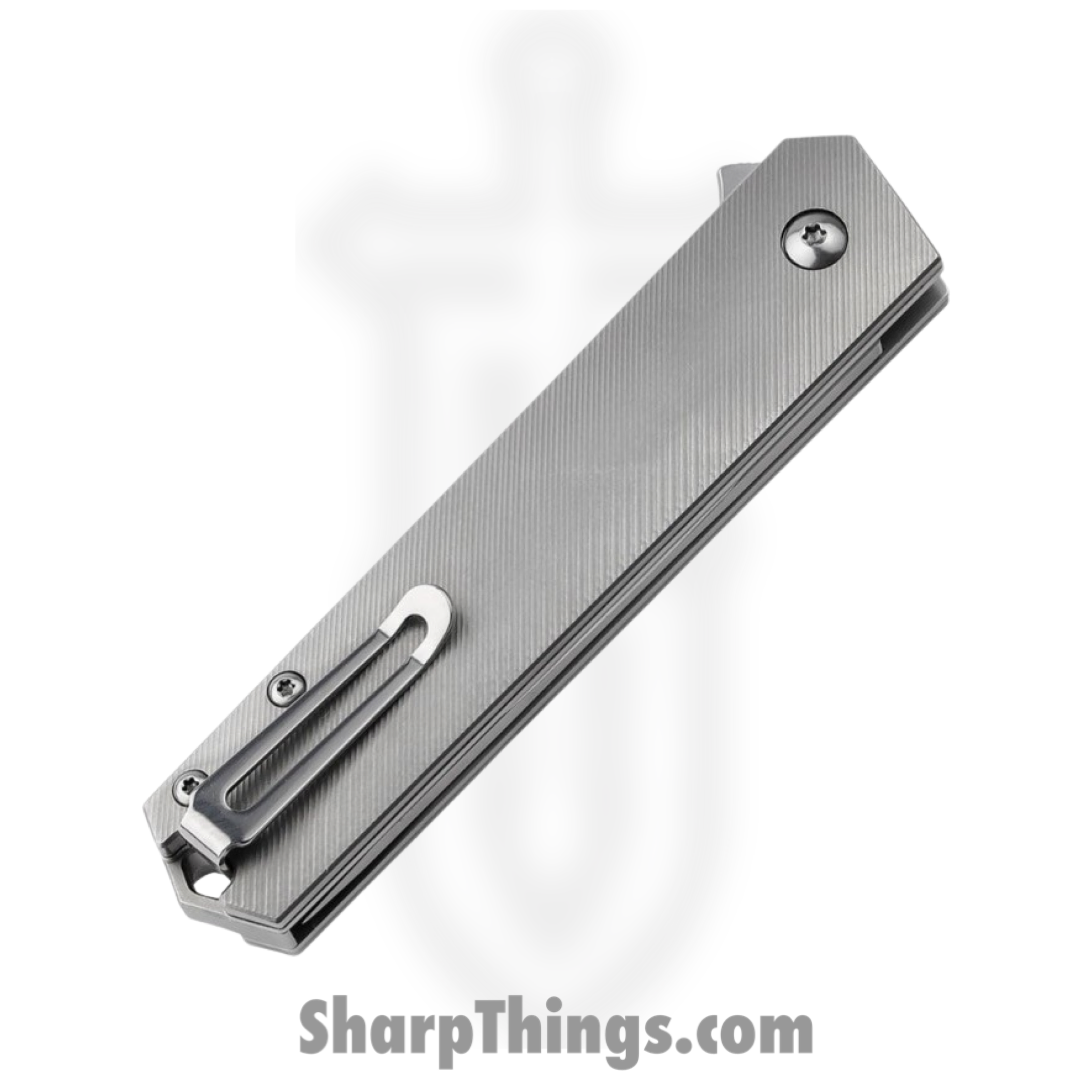 Boker Plus - BOP01BO619 - Kwaiken - Folding Knife - CPM S35VN Satin Extended Tang - Titanium - Gray - Image 2