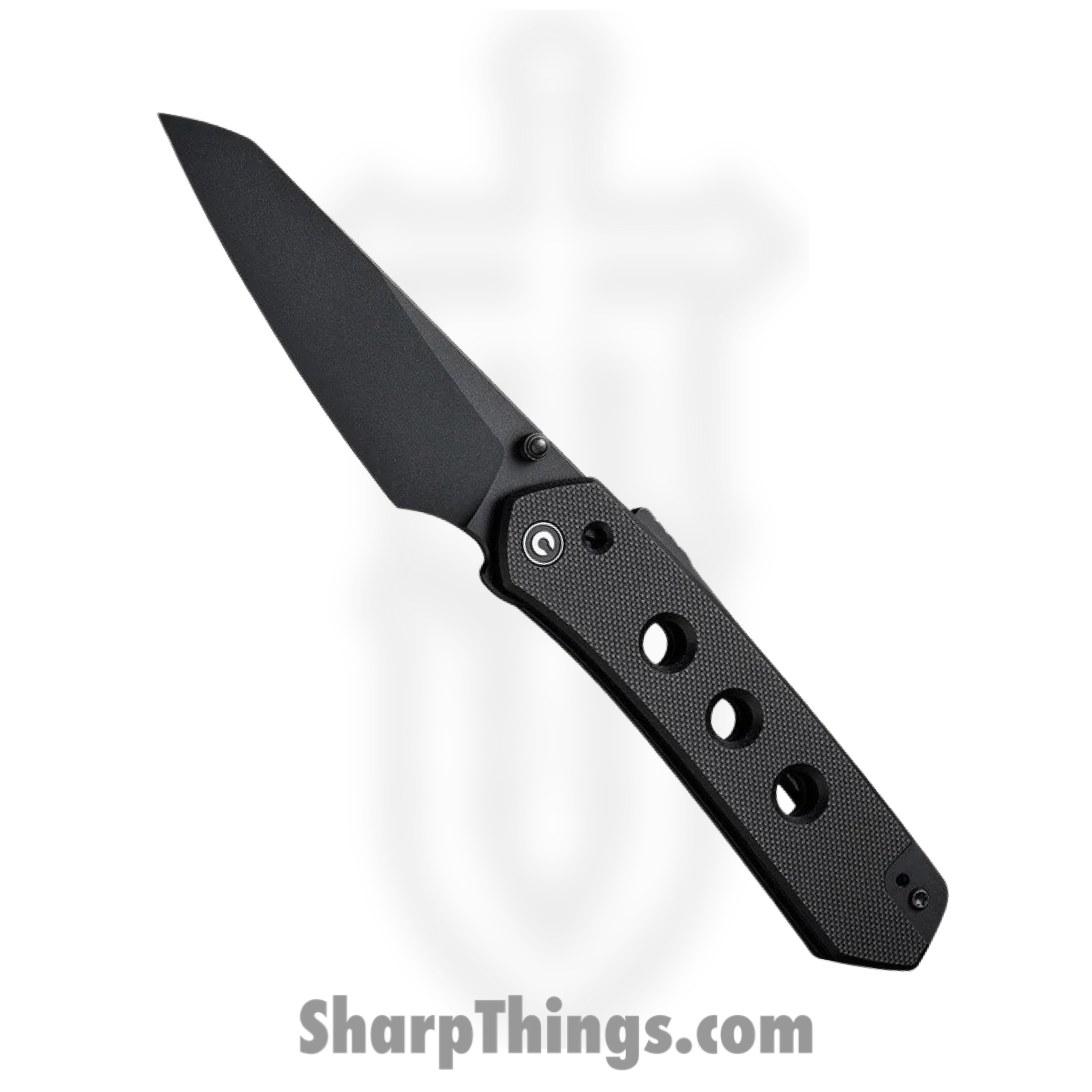 Civivi - CIVC220361 - Vision FG - Folding Knife - Nitro-V Black Reverse Tanto - G10 - Black