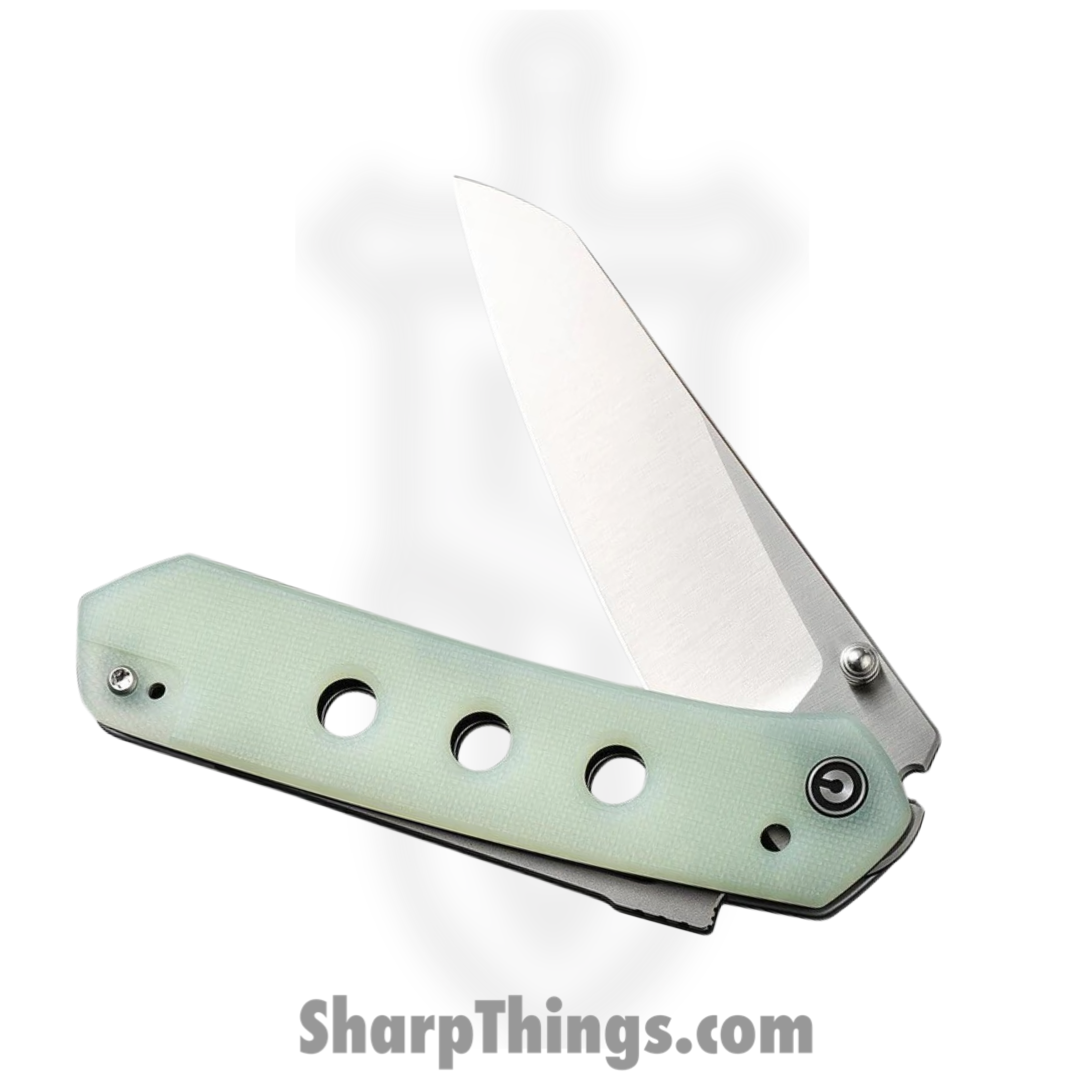 Civivi - CIVC220362 - Vision FG - Folding Knife - Nitro-V Satin Reverse Tanto - G10 - Jade - Image 3