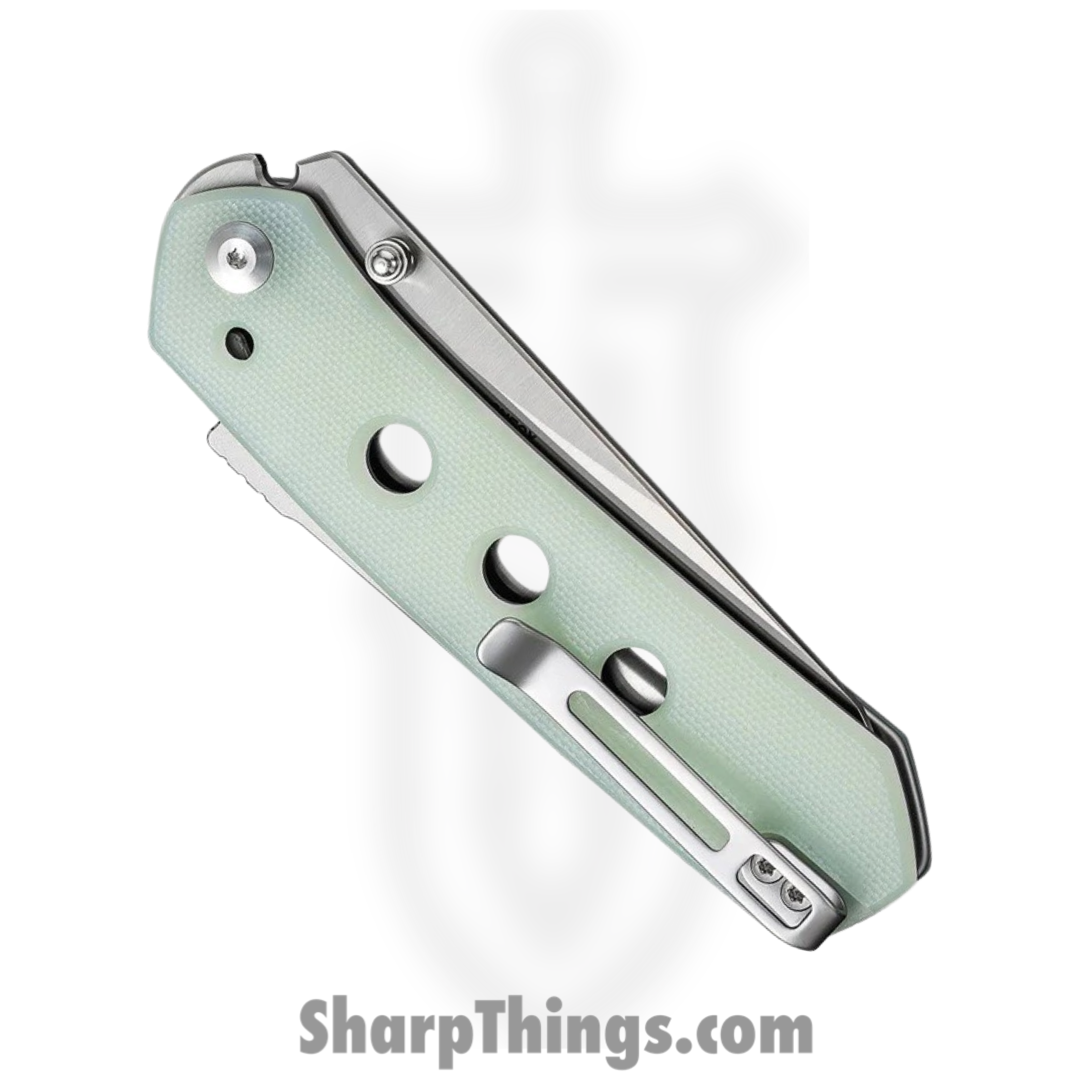 Civivi - CIVC220362 - Vision FG - Folding Knife - Nitro-V Satin Reverse Tanto - G10 - Jade - Image 5