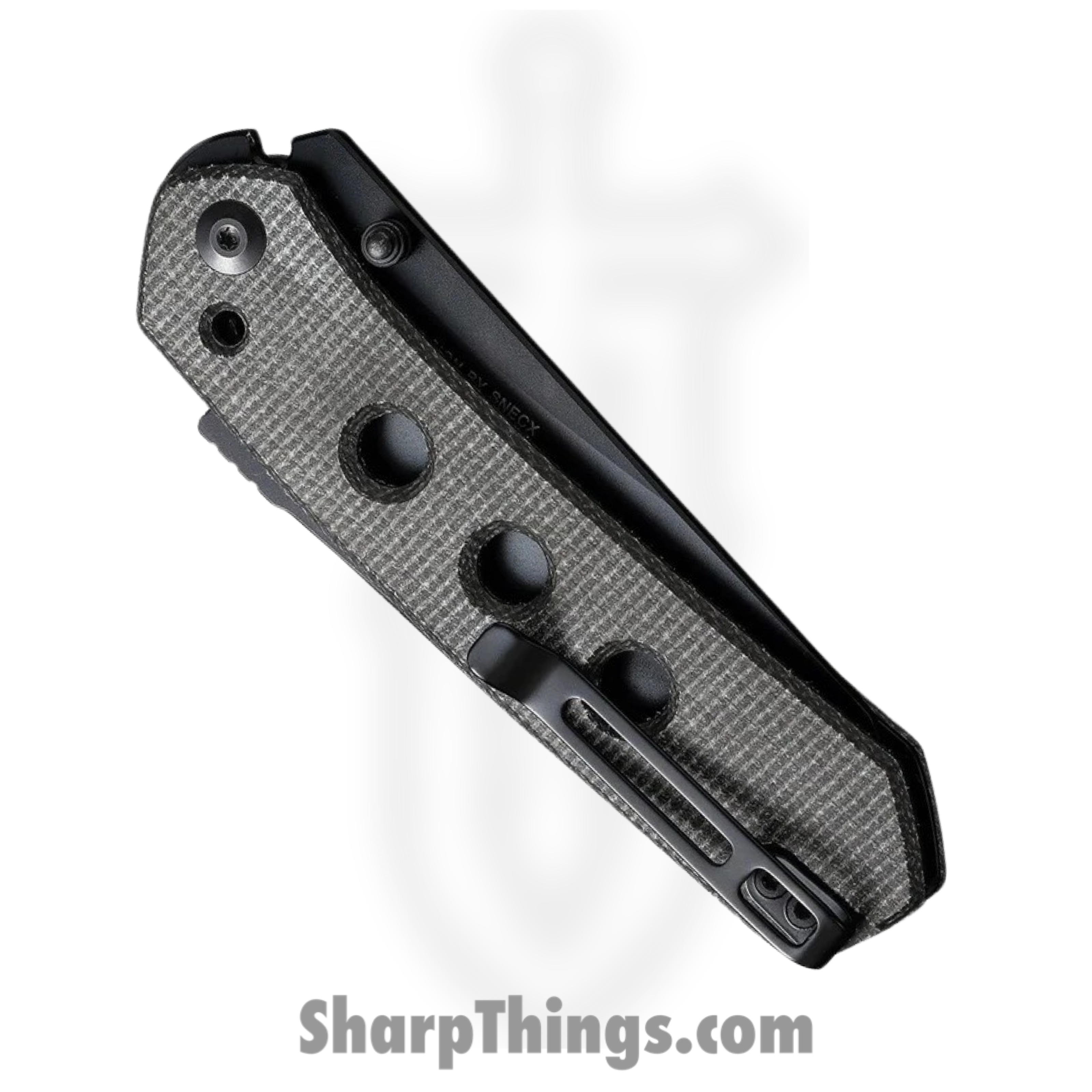 Civivi - CIVC220363 - Vision FG - Folding Knife - Nitro-V Black Reverse Tanto - Canvas Micarta - Dark Green - Image 4