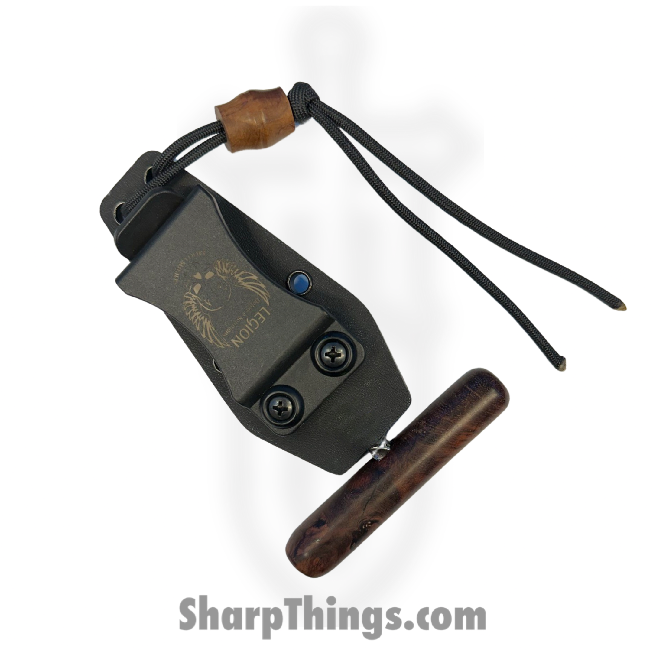 Full Heart Forge - FHF-TS-WD-BR - T Handle Spike - Fixed Blade Knife - 316 Stainless Satin Spike - Stabilized Wood - Brown - Image 5
