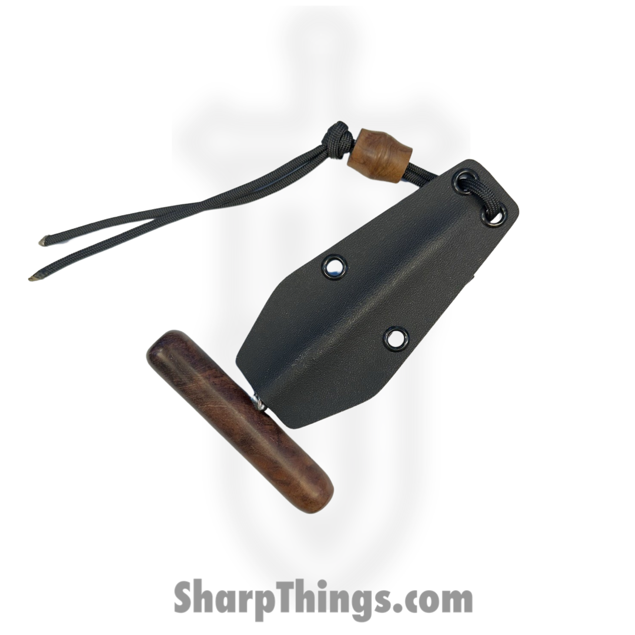 Full Heart Forge - FHF-TS-WD-BR - T Handle Spike - Fixed Blade Knife - 316 Stainless Satin Spike - Stabilized Wood - Brown - Image 6