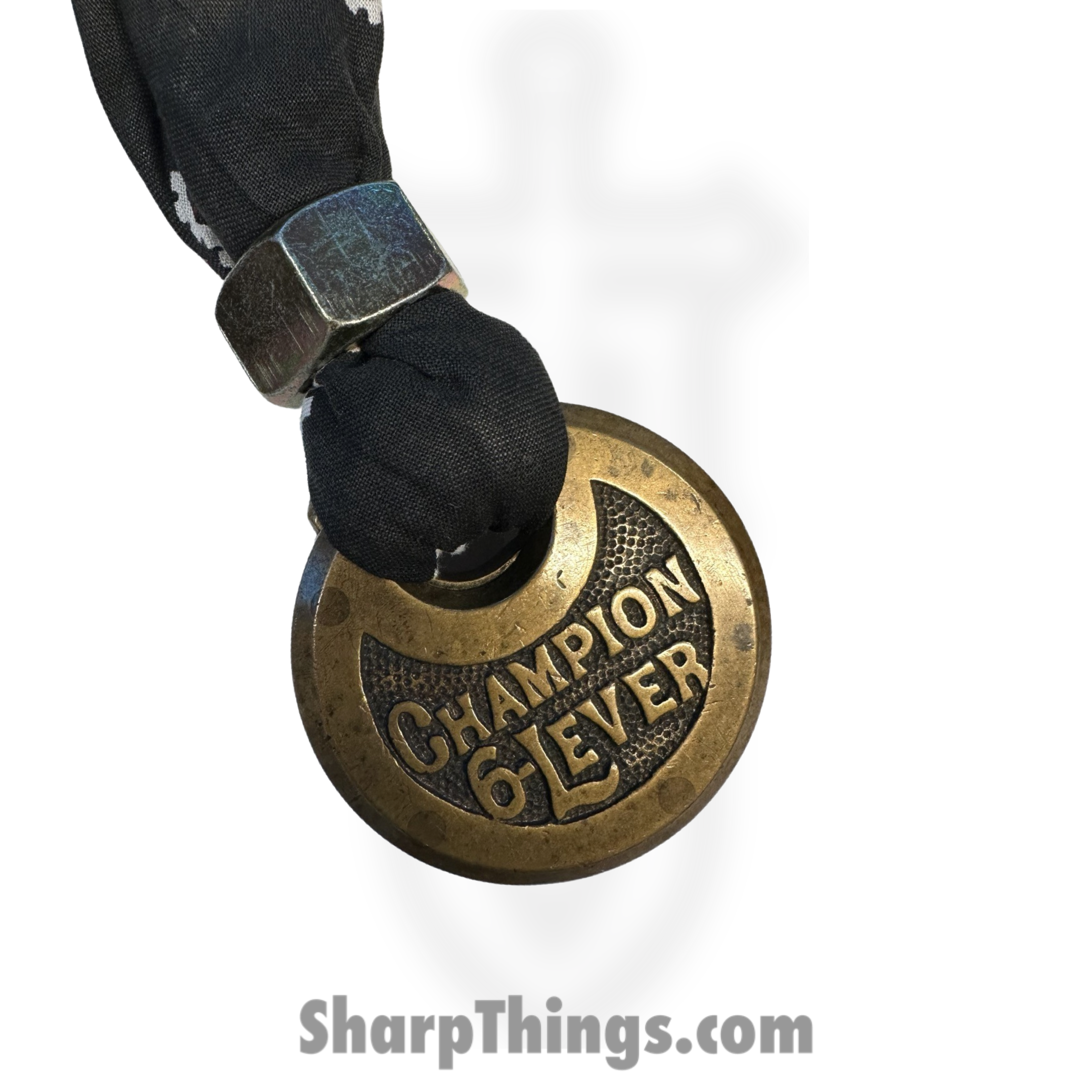 Full Heart Forge - FHF-BK-CHAMP - Bandana Keep - Champion Lock - Bandana - Black, Red, White - Image 3